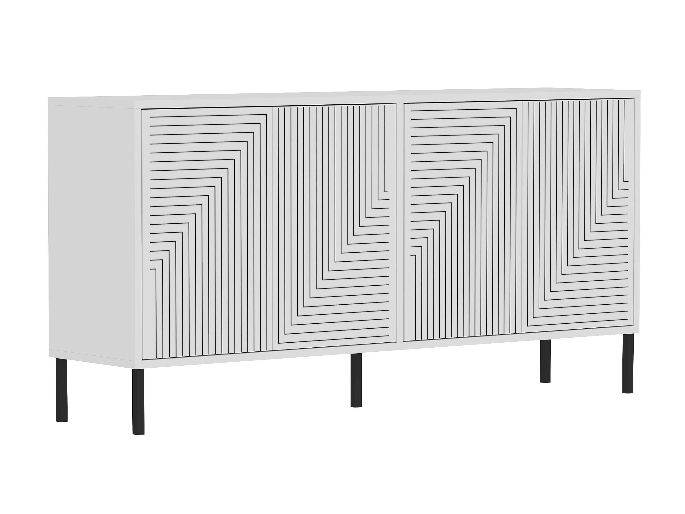 Μπουφέ Kailua 2707 (Άσπρο)