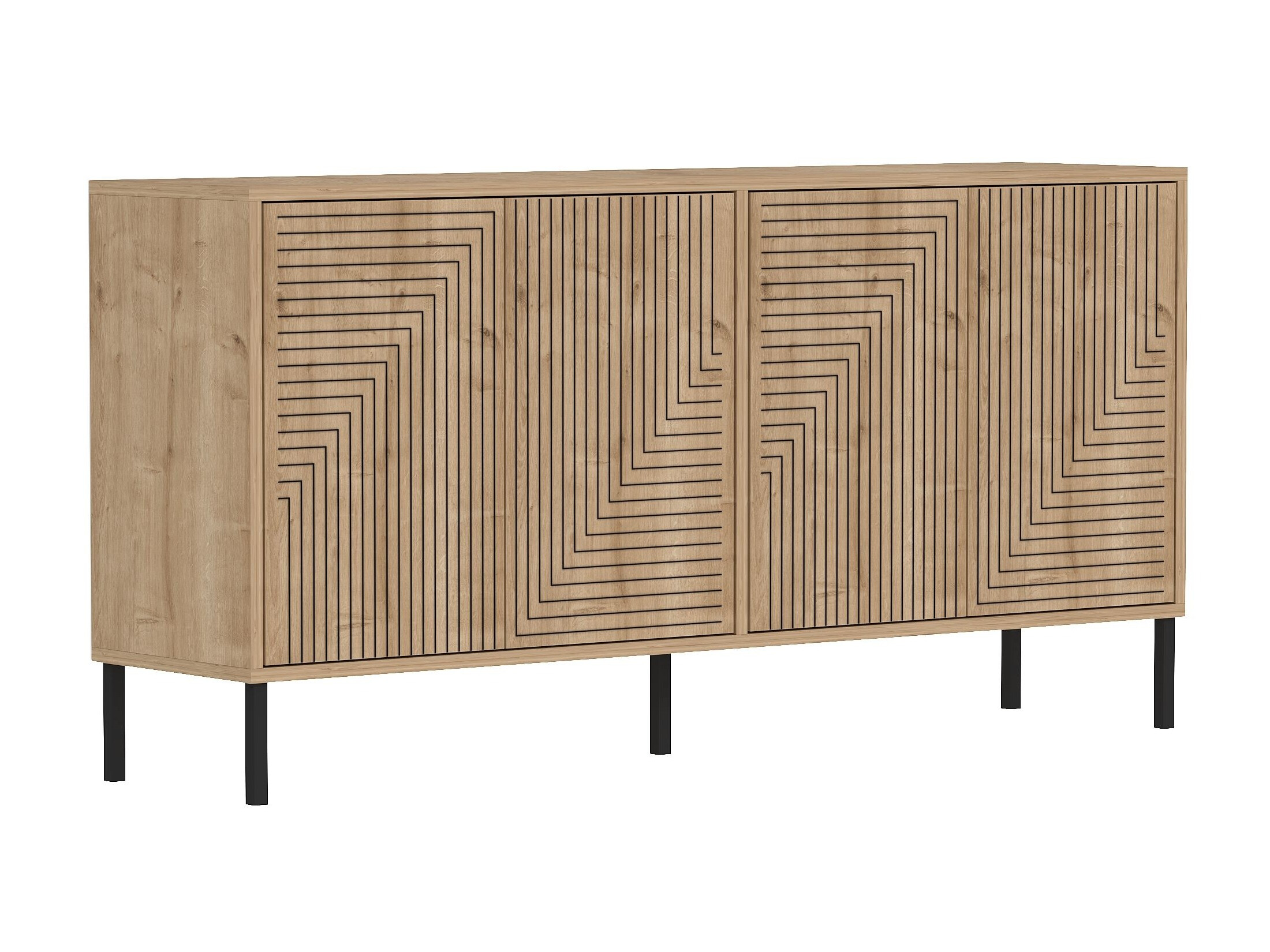 Μπουφέ Kailua 2707 (Δρυς)