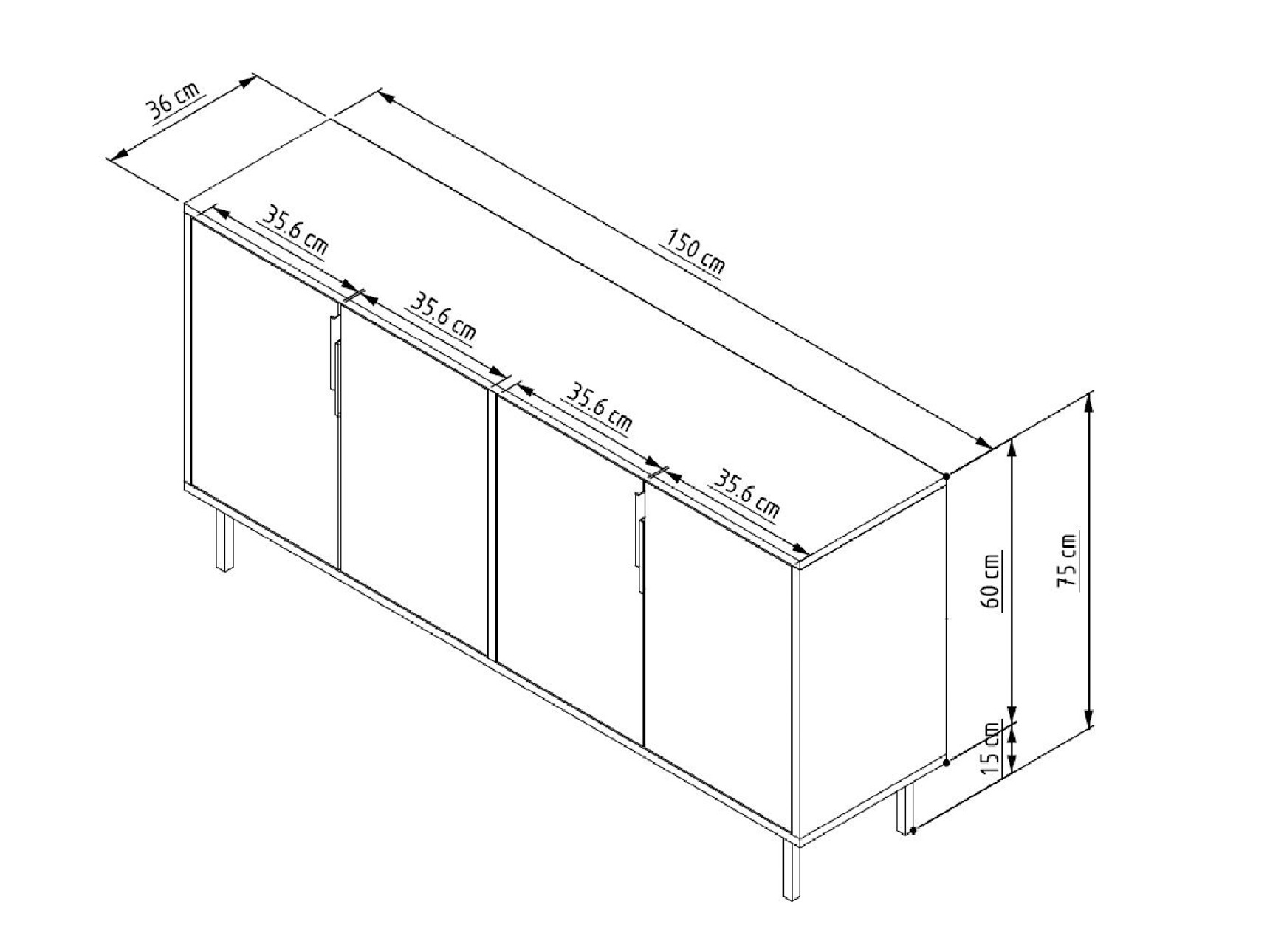 Sideboard Kailua 2706