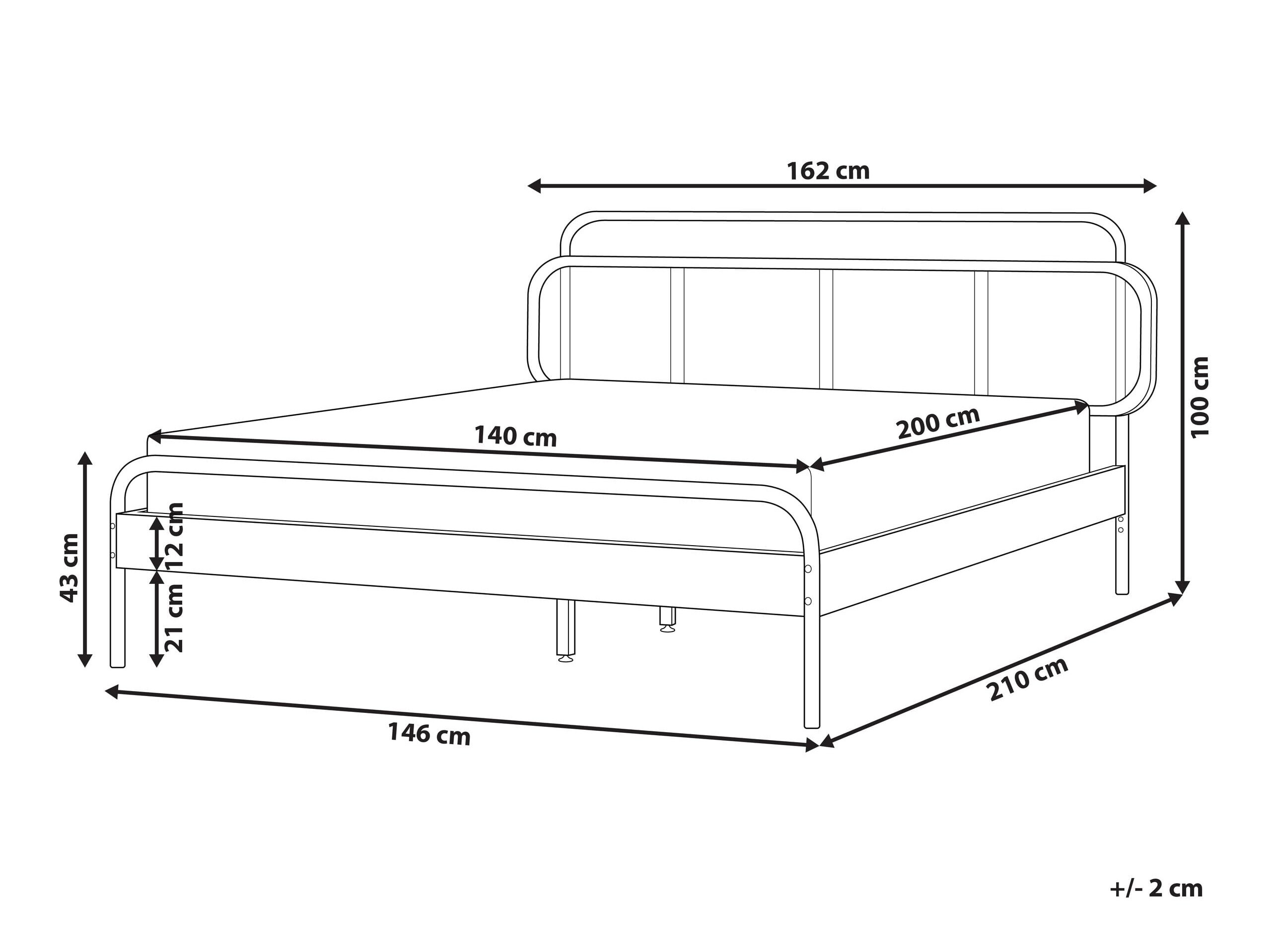Bed Berwyn 2034 (Light brown)