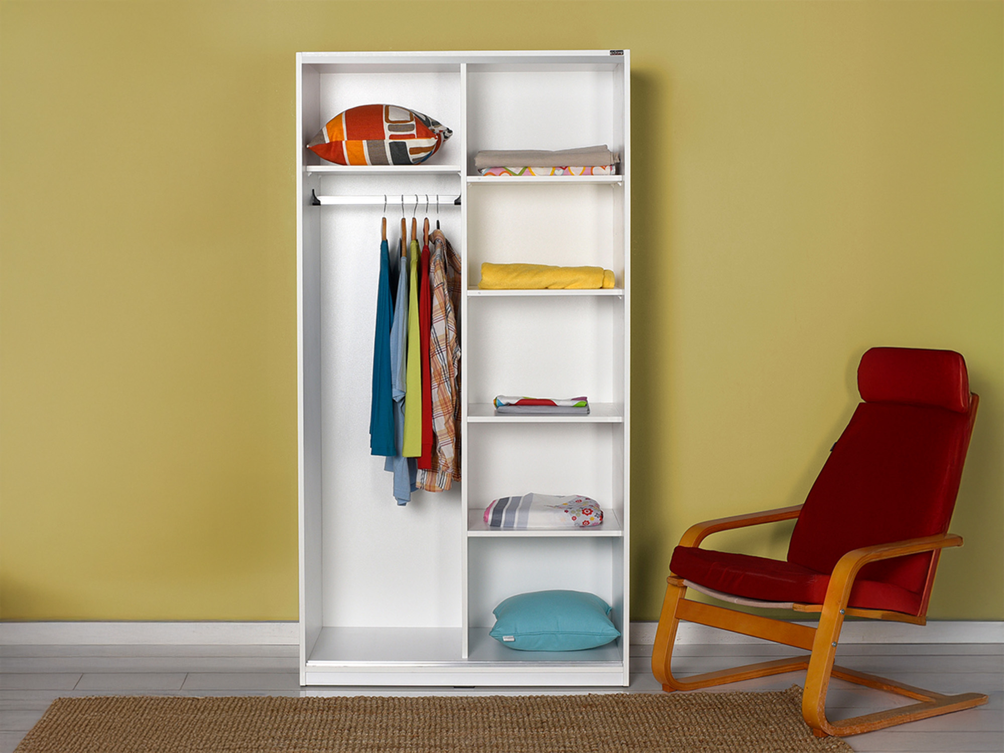 Ντουλάπα Kailua 2708 (Άσπρο)