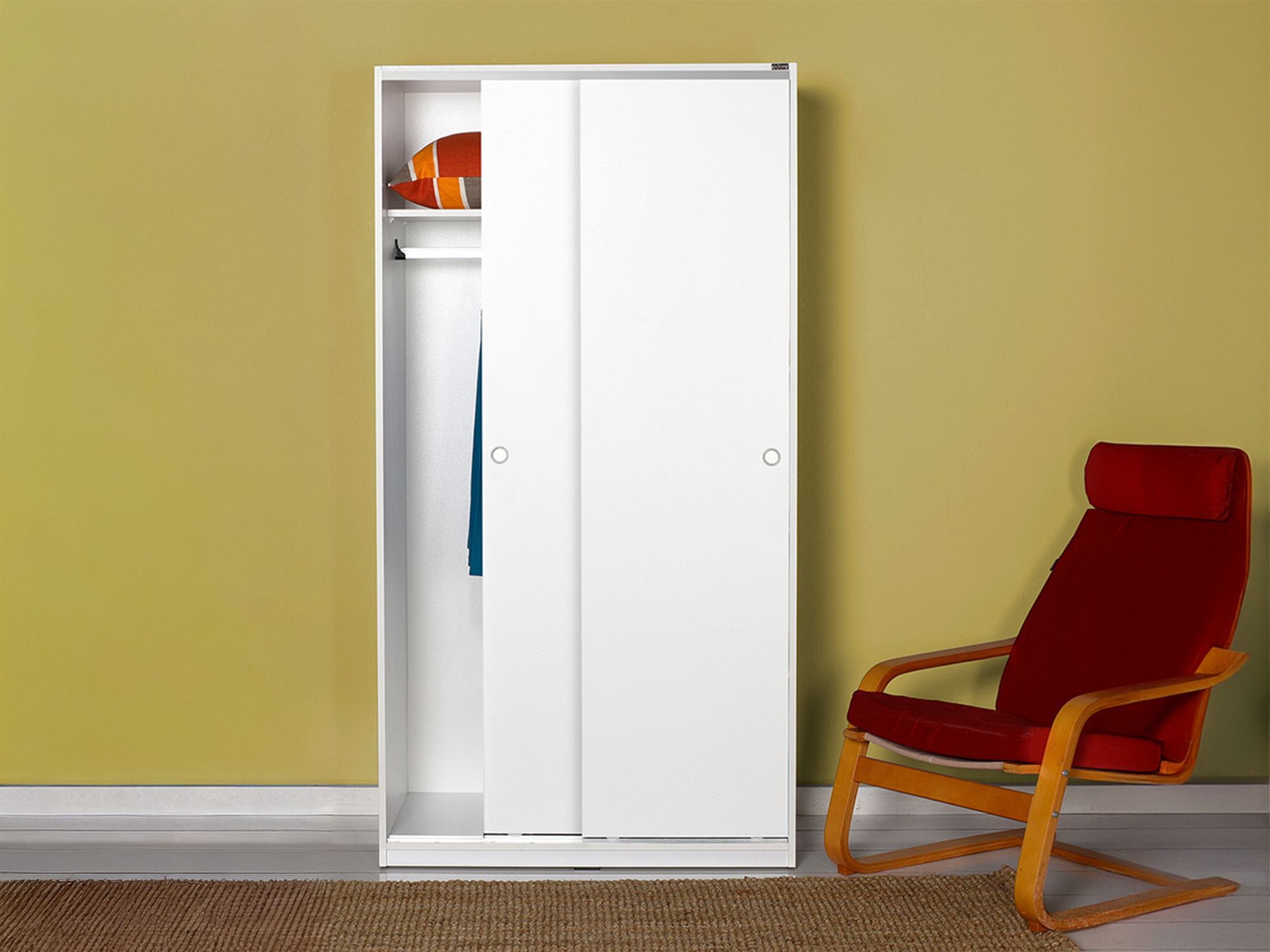 Ντουλάπα Kailua 2708 (Άσπρο)