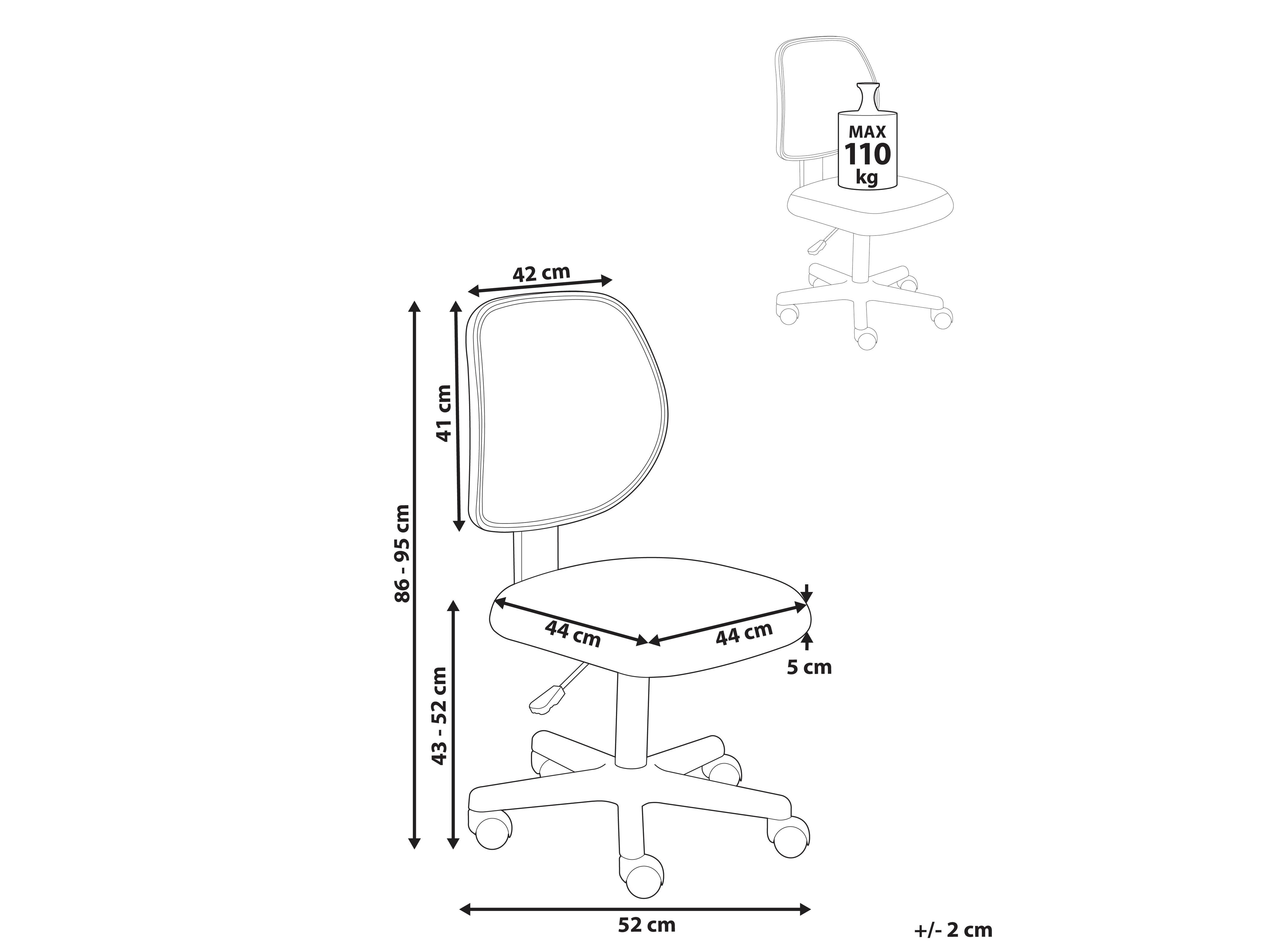 Καρέκλα γραφείου Berwyn 2920 (Ανοιχτό ροζ)