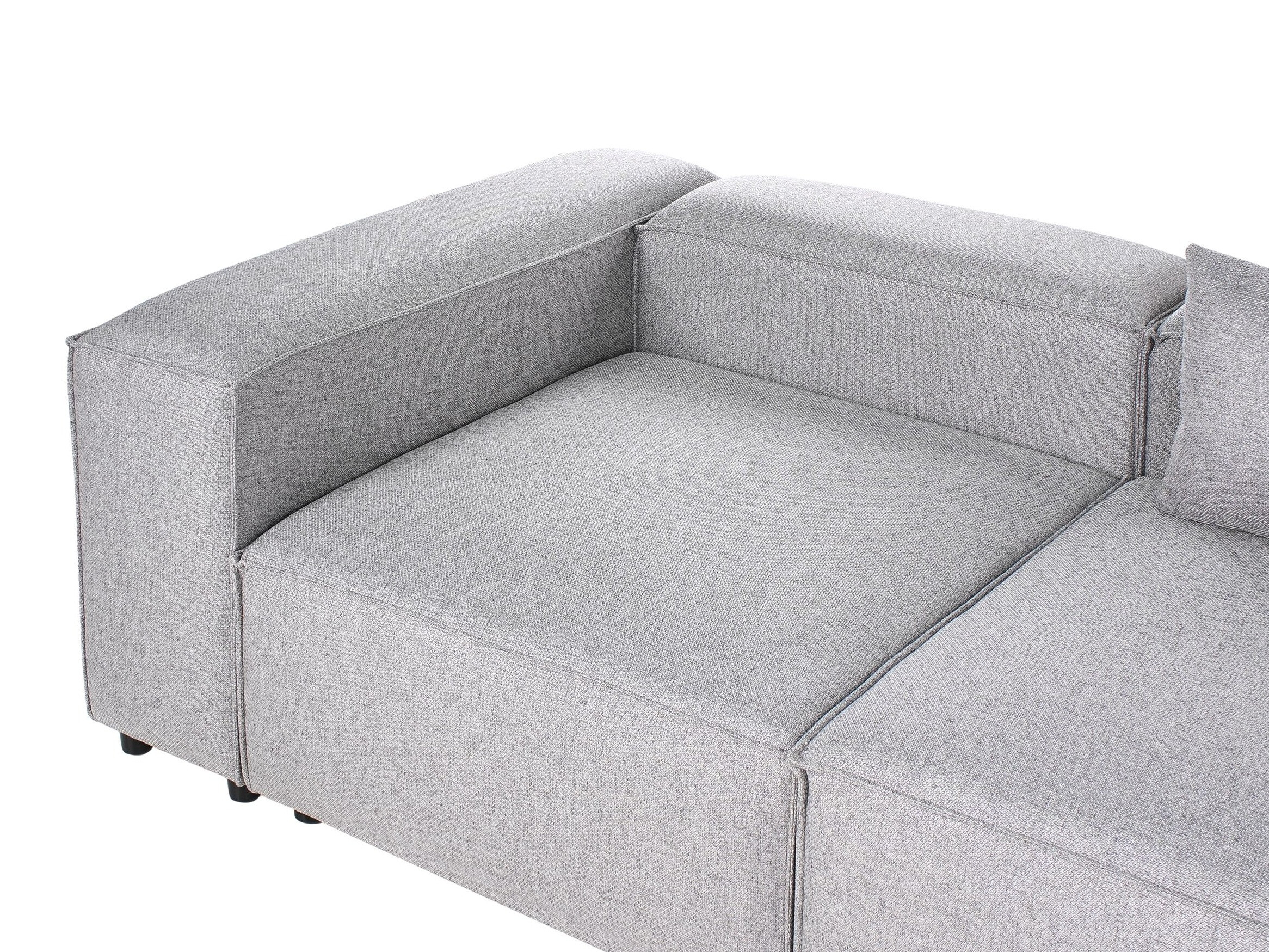 Αρθρωτός γωνιακός καναπές Avialu 100 (Γκρι)