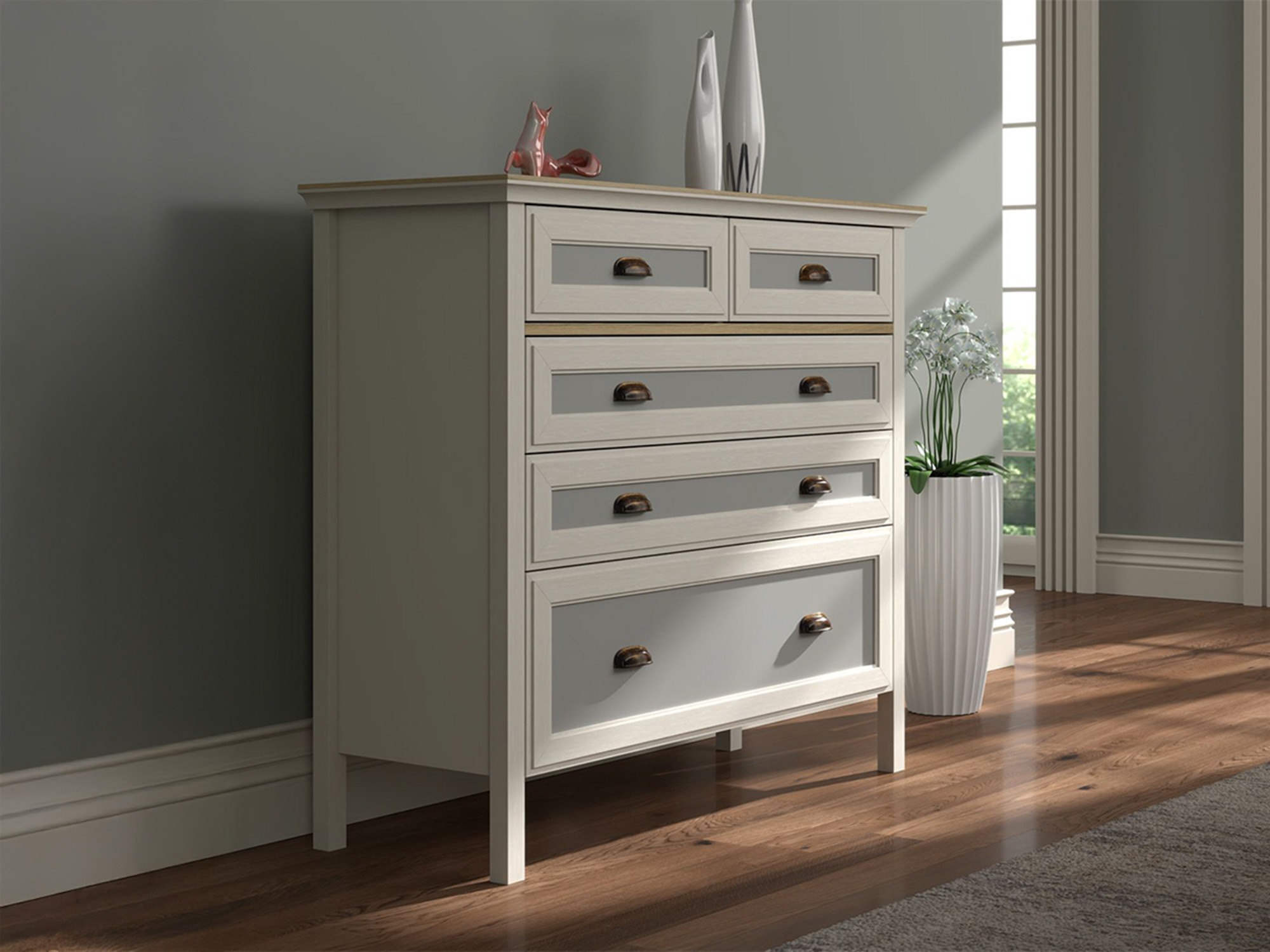 Chest of drawers Melvero 117