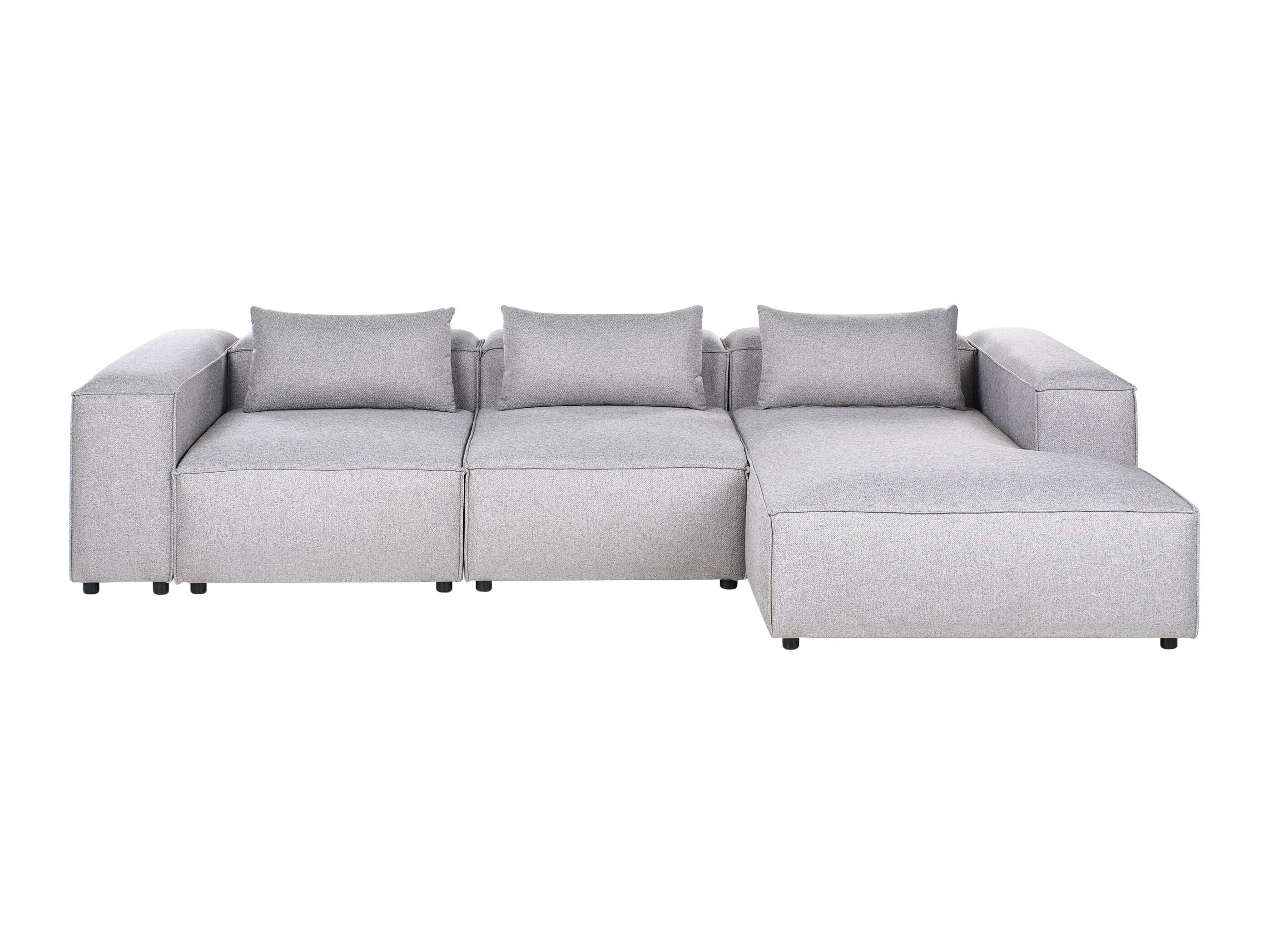 Αρθρωτός γωνιακός καναπές Avialu 100 (Γκρι)