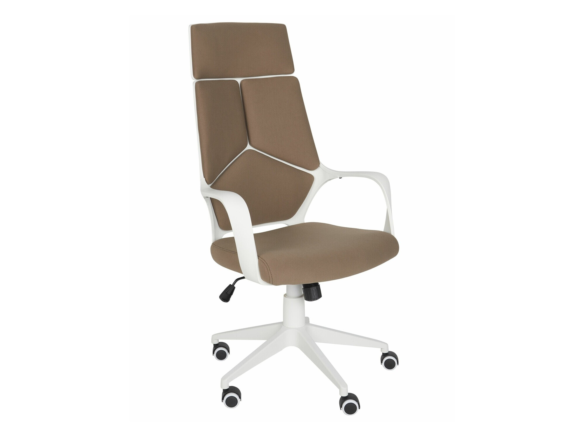 Office chair Berwyn 208 (White + Brown)