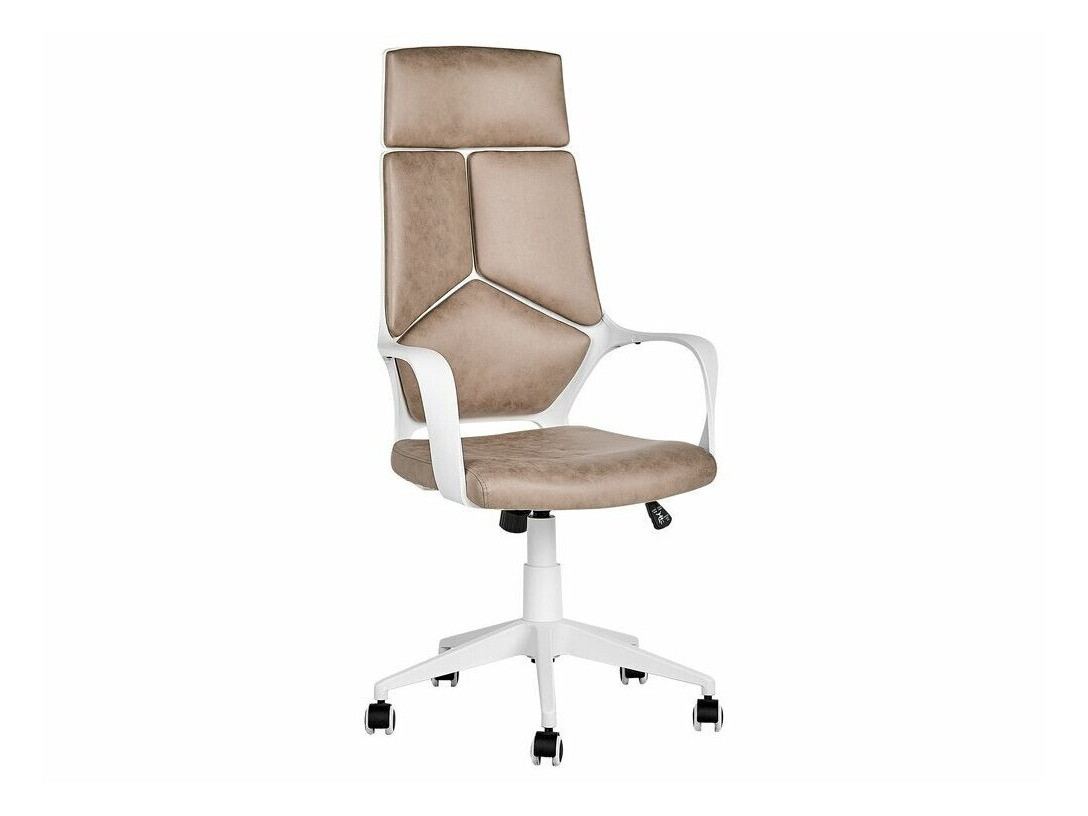 Office chair Berwyn 208 (White + Light Brown)