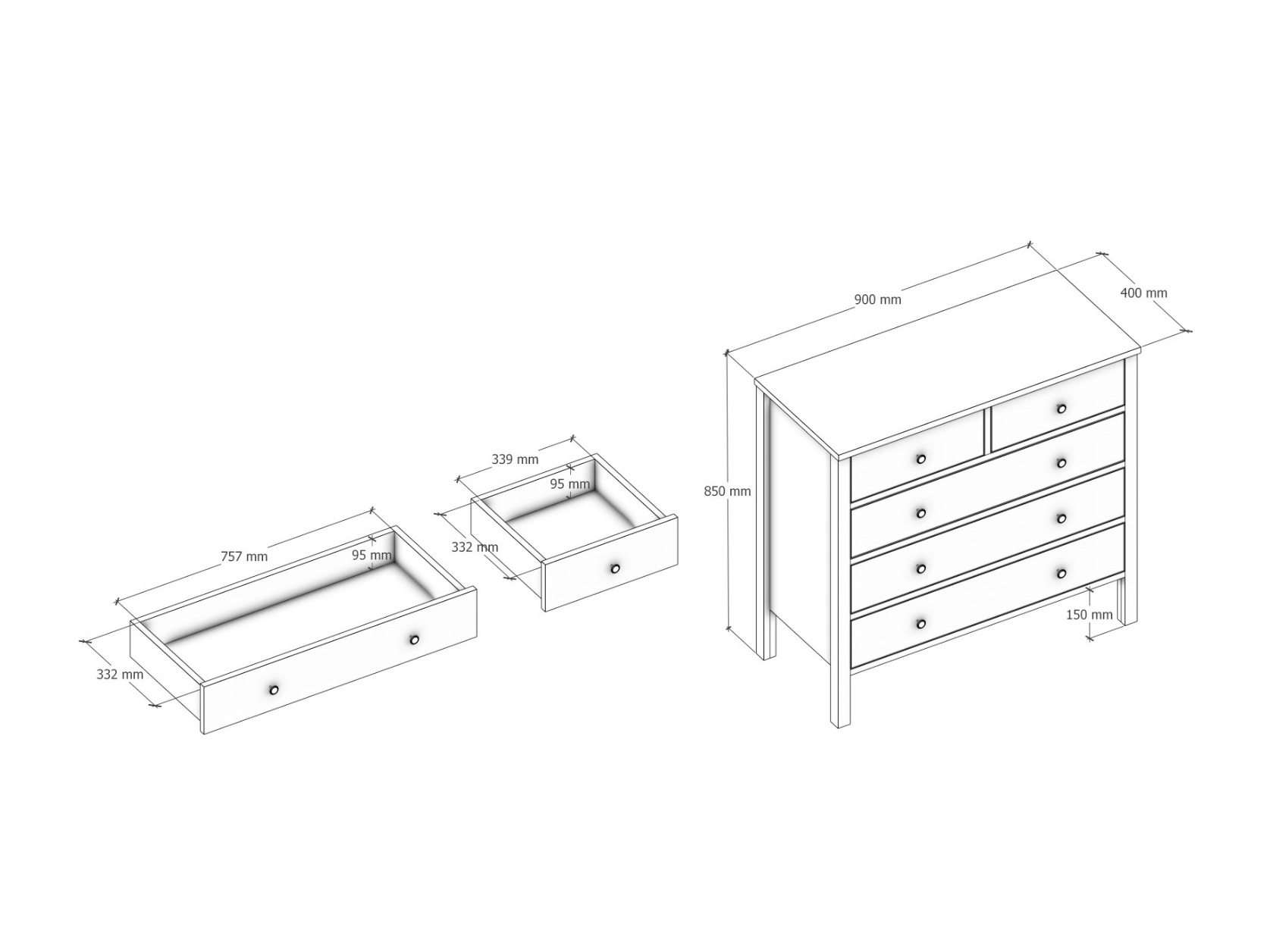 Συρταριέρα Ophfela 111