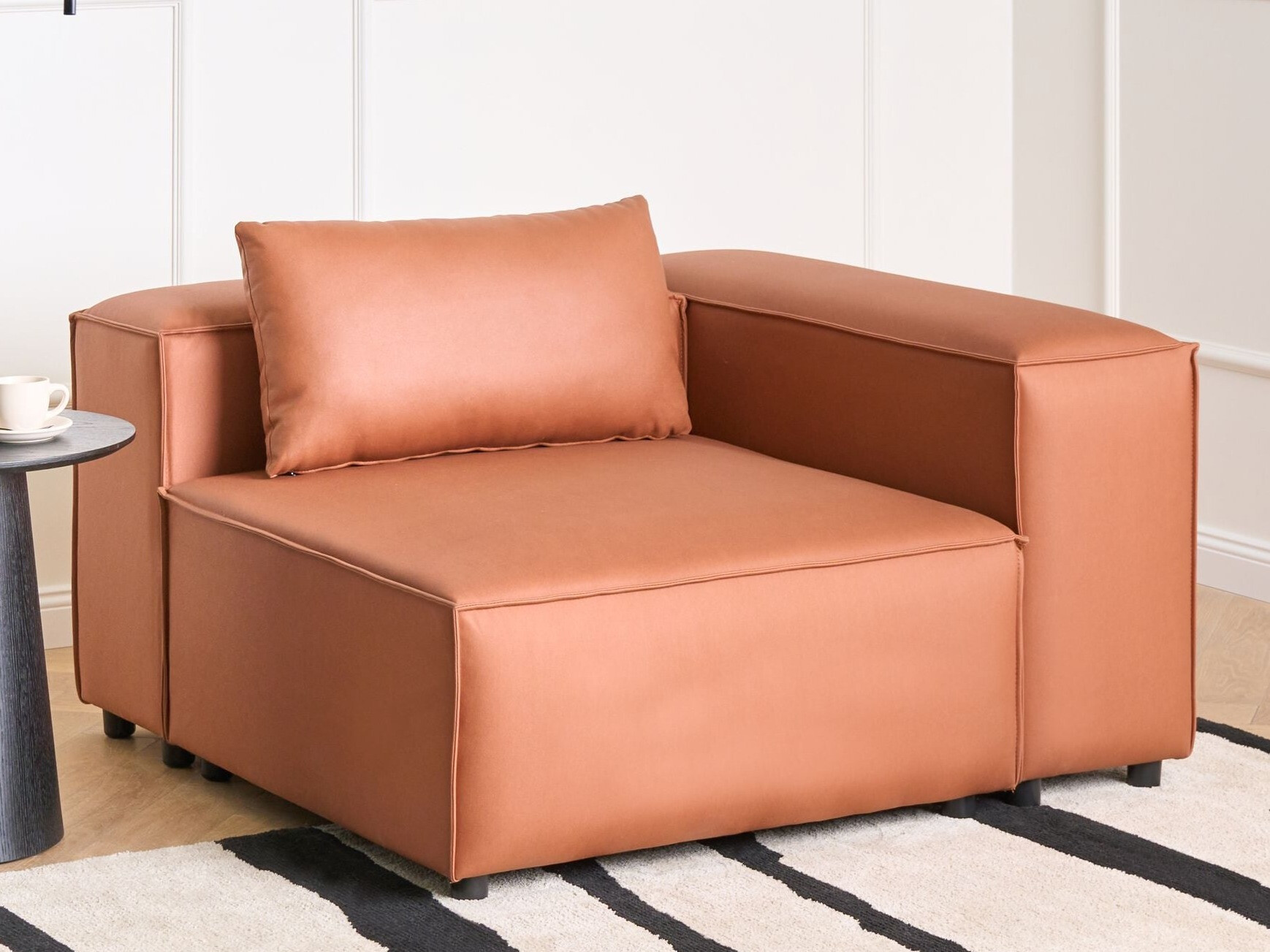 Αρθρωτή πολυθρόνα Avialu 104 (Καφέ)