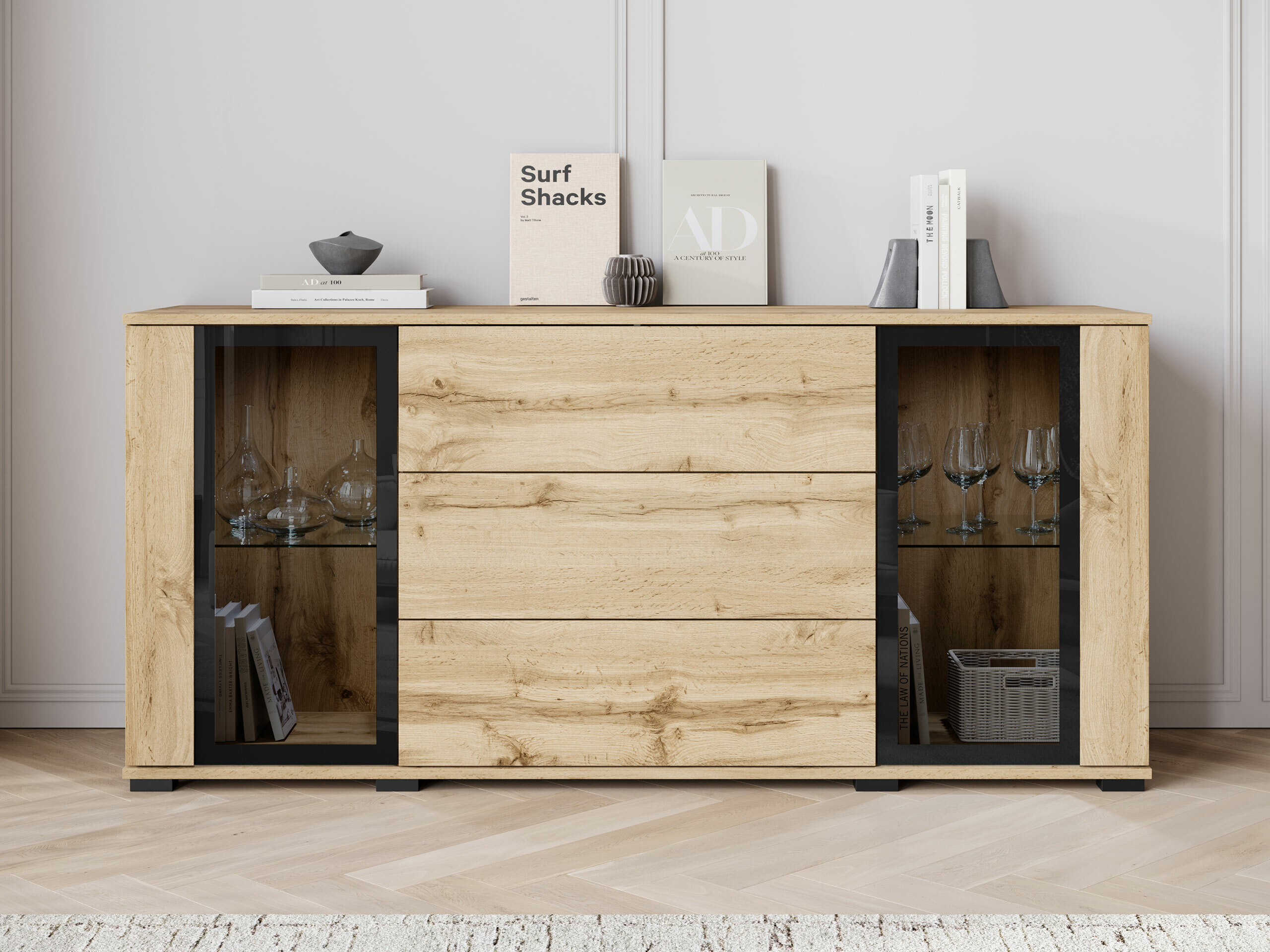 Chest of drawers Torcame 101 (Wotan Oak)