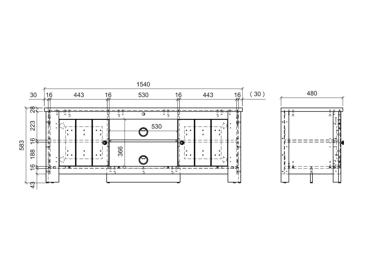 TV stand Mirtalo 106