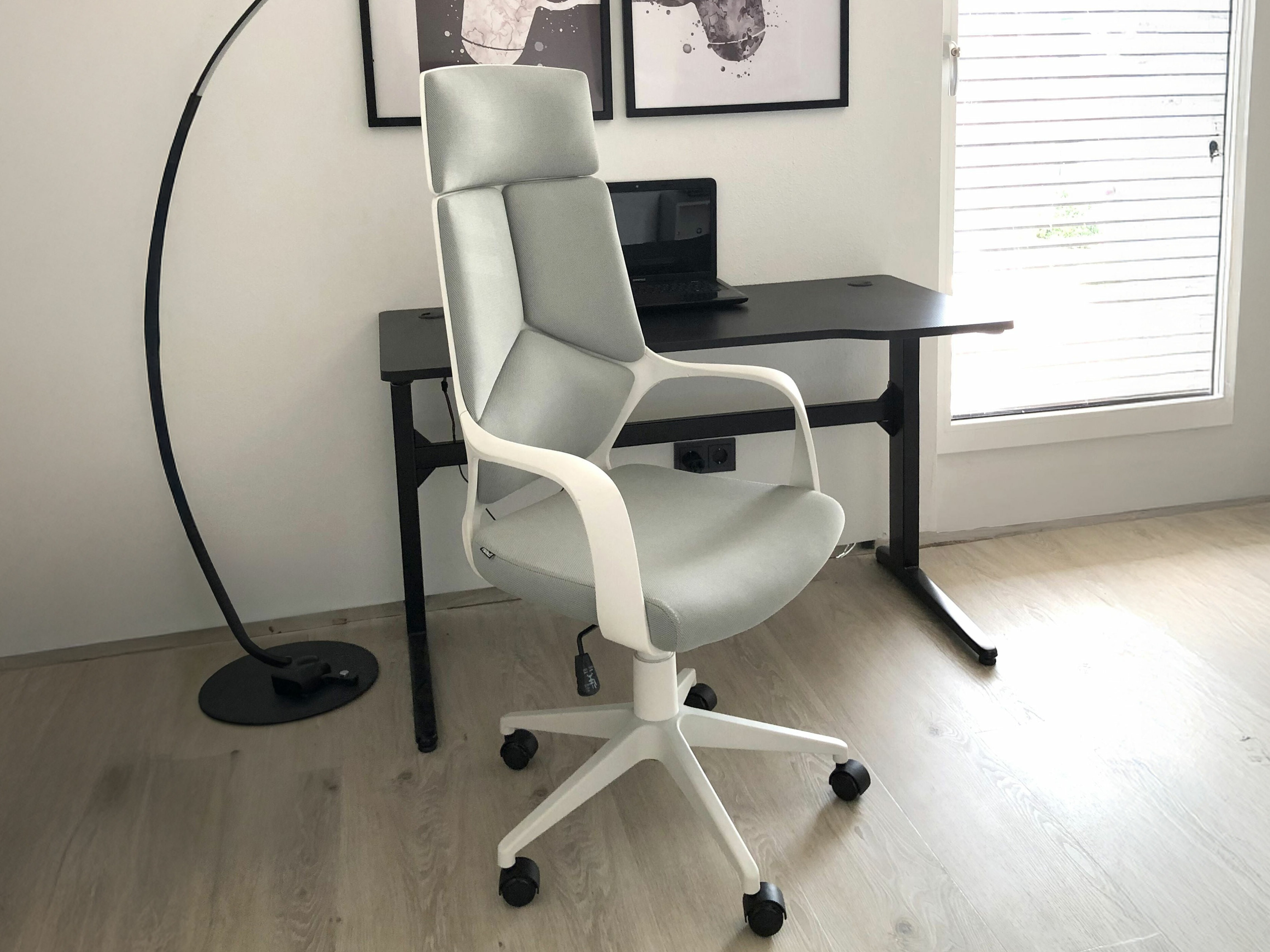 Καρέκλα γραφείου Berwyn 208 (Ανοιχτό γκρι)