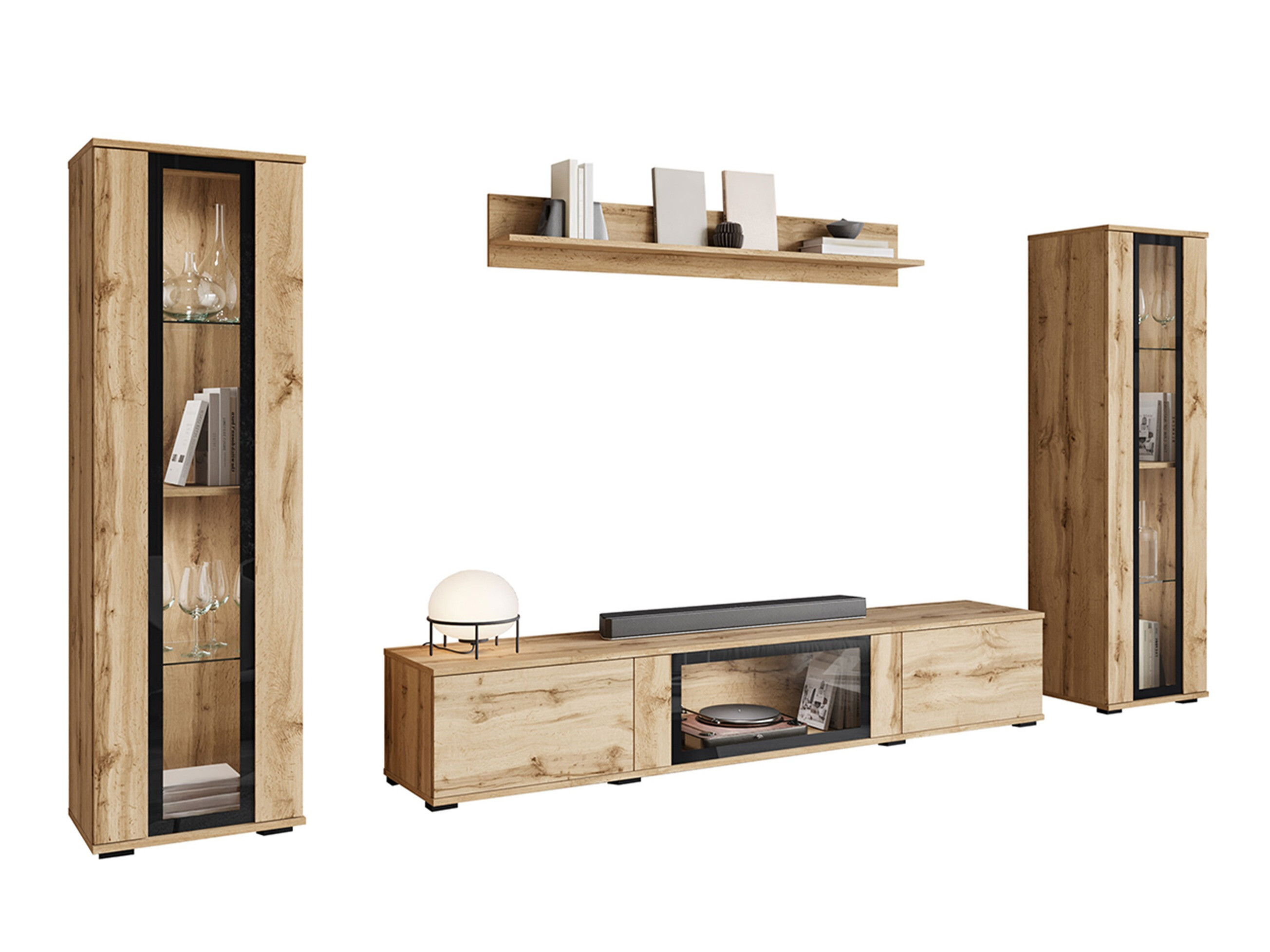 Σετ επίπλων σαλονιού Torcame 103 (Δρυς wotan)