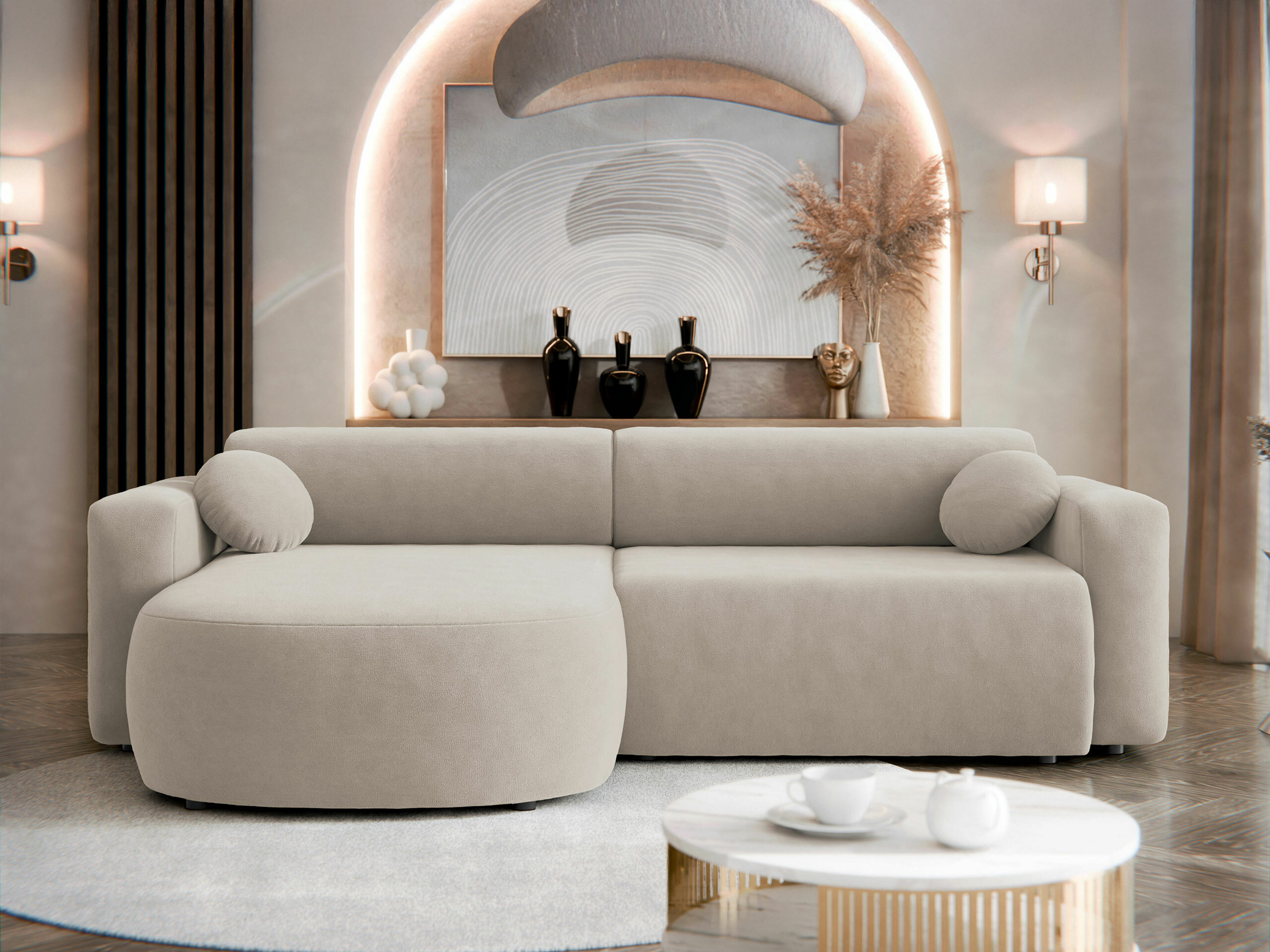 Γωνιακός Καναπές Comfivo Pullus (Velo 623)