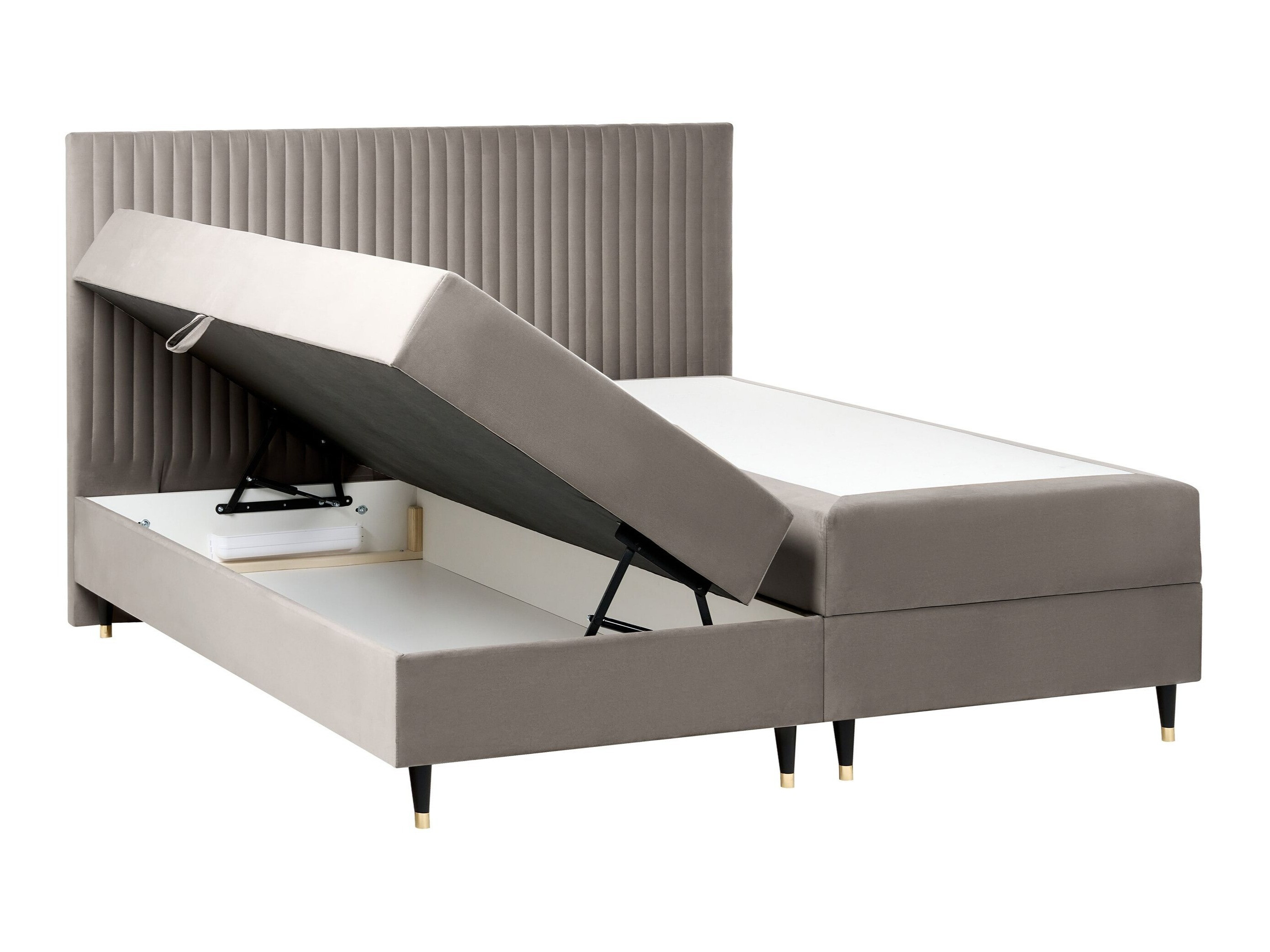 Κρεβάτι continental Berwyn 2969 (Taupe)