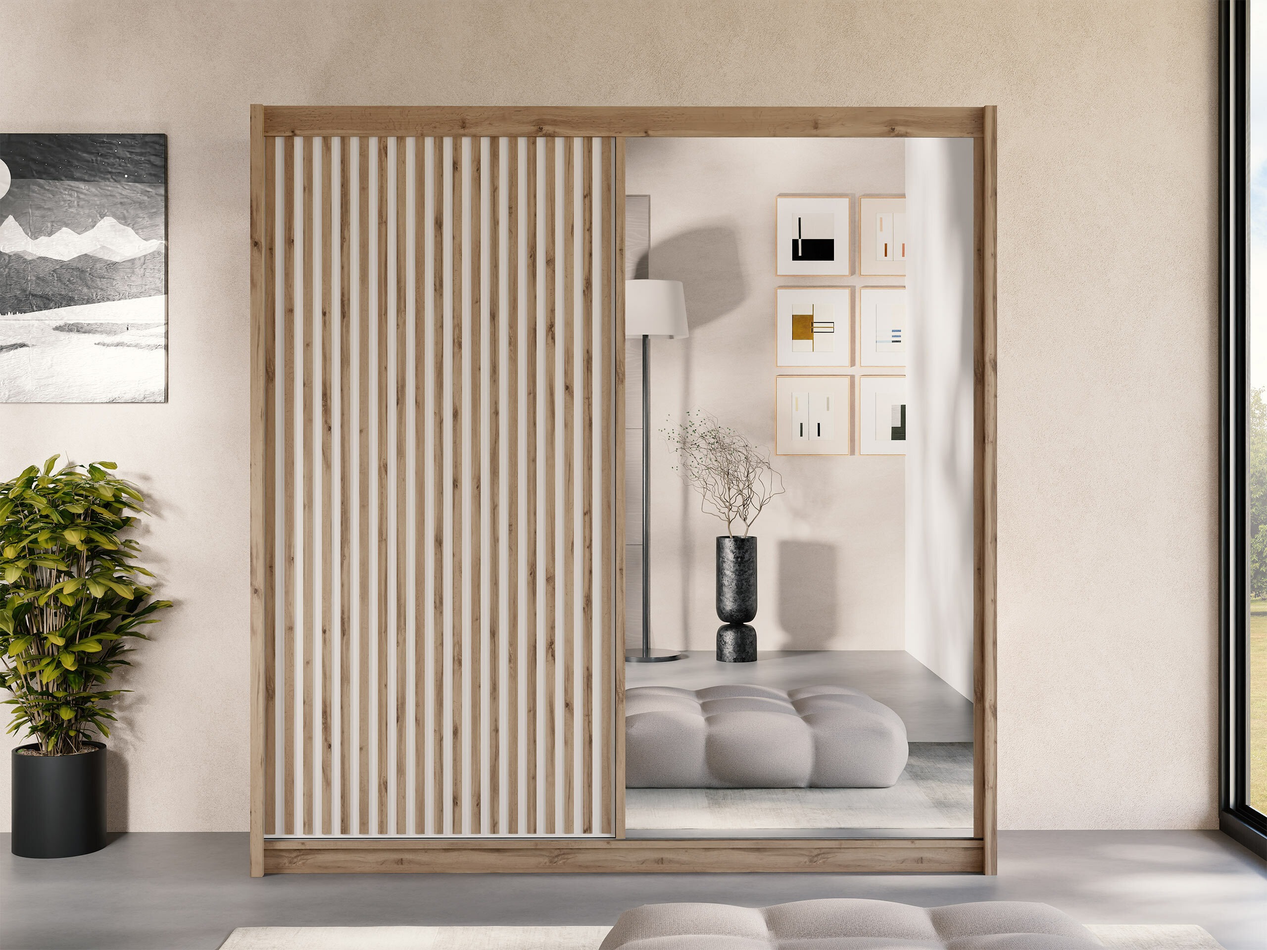 Ντουλάπα Gemes (Κασμίρι + Δρυς wotan)