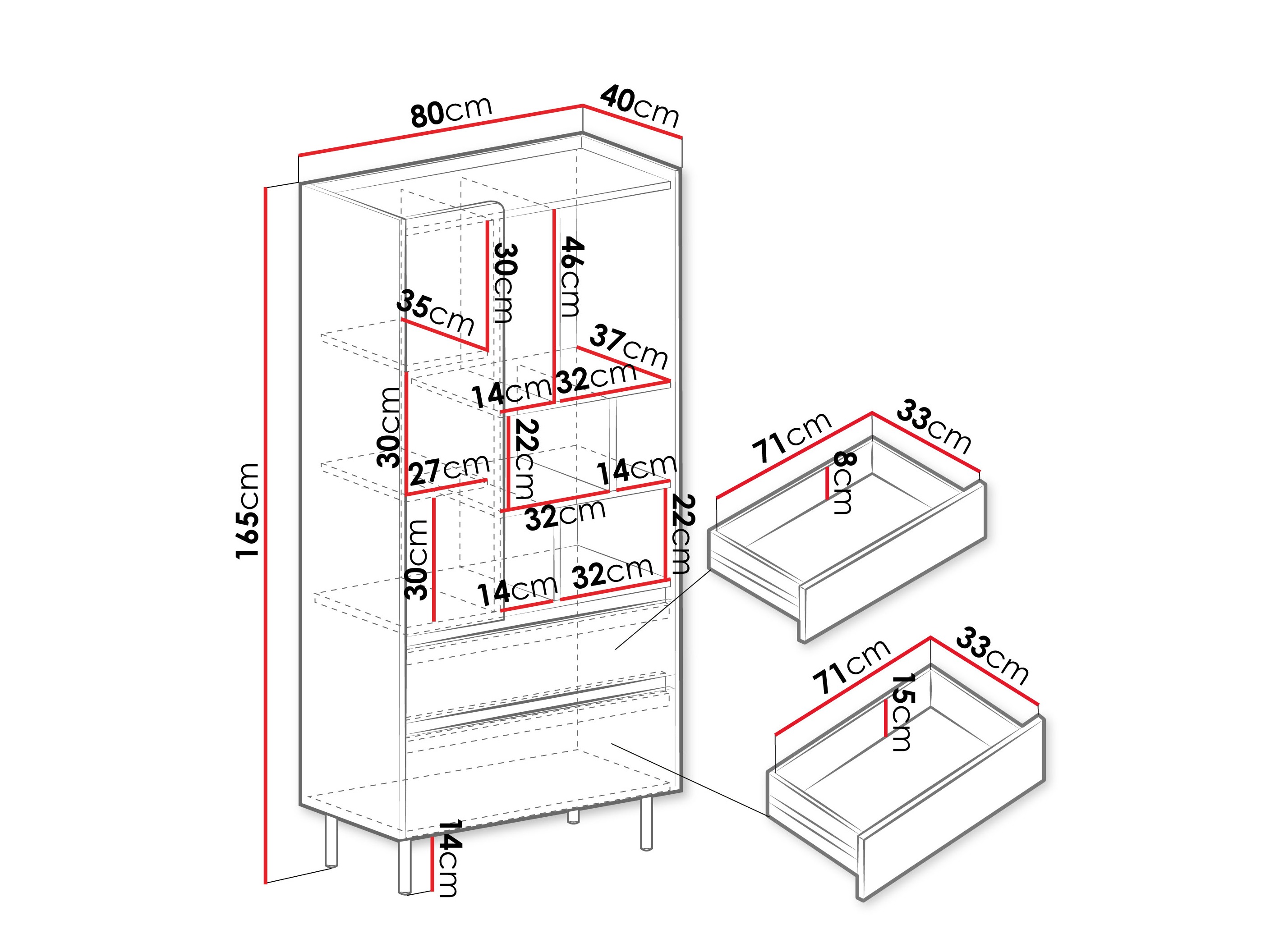 Βιβλιοθήκη Fiosono 105 (Ευκάλυπτος + Δρυς)