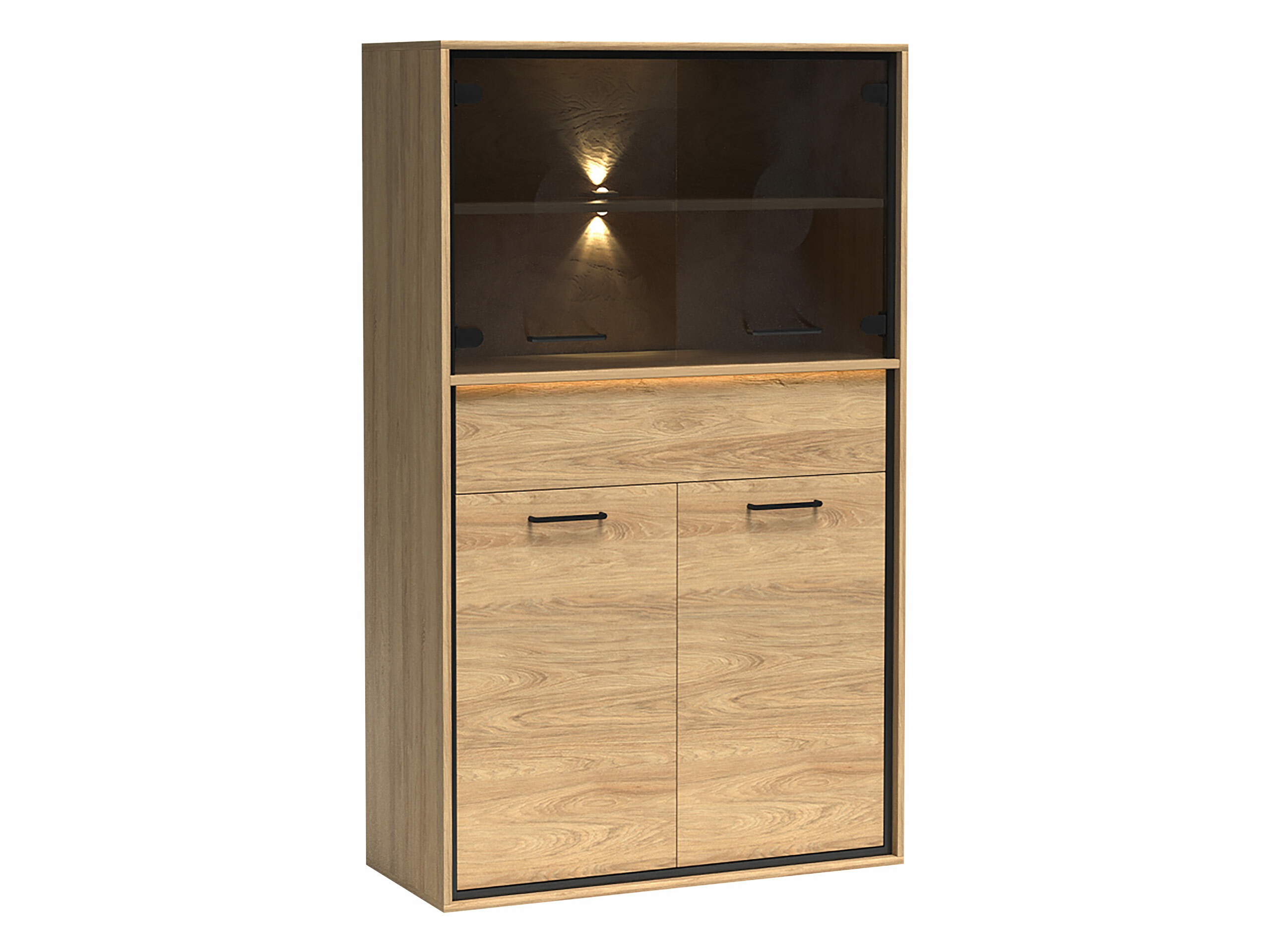 Βιβλιοθήκη Etrmoni 107 (Ανοιχτό χρώμα ξύλου)