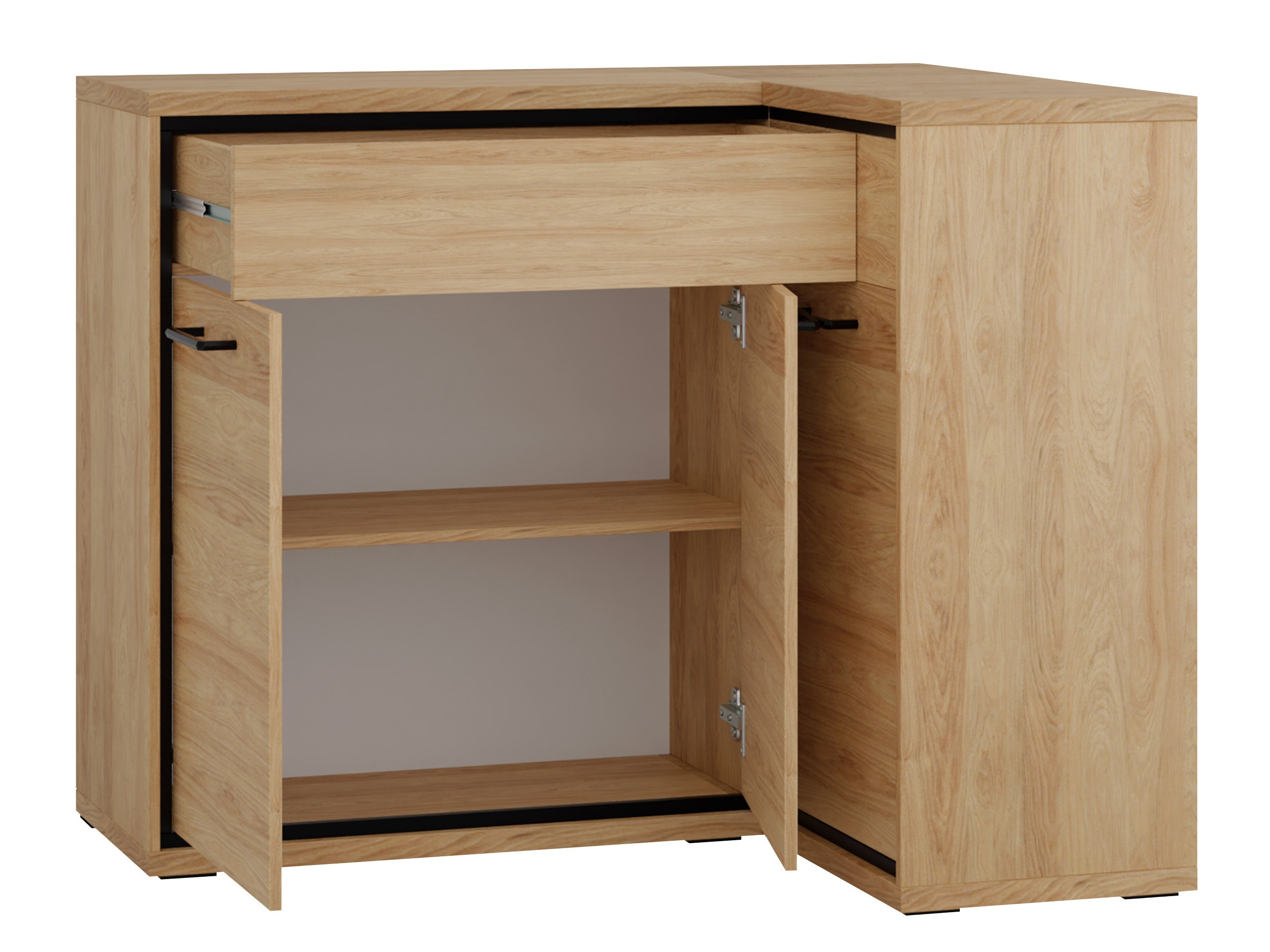 Corner chest of drawers Etrmoni 106 (Light wood)