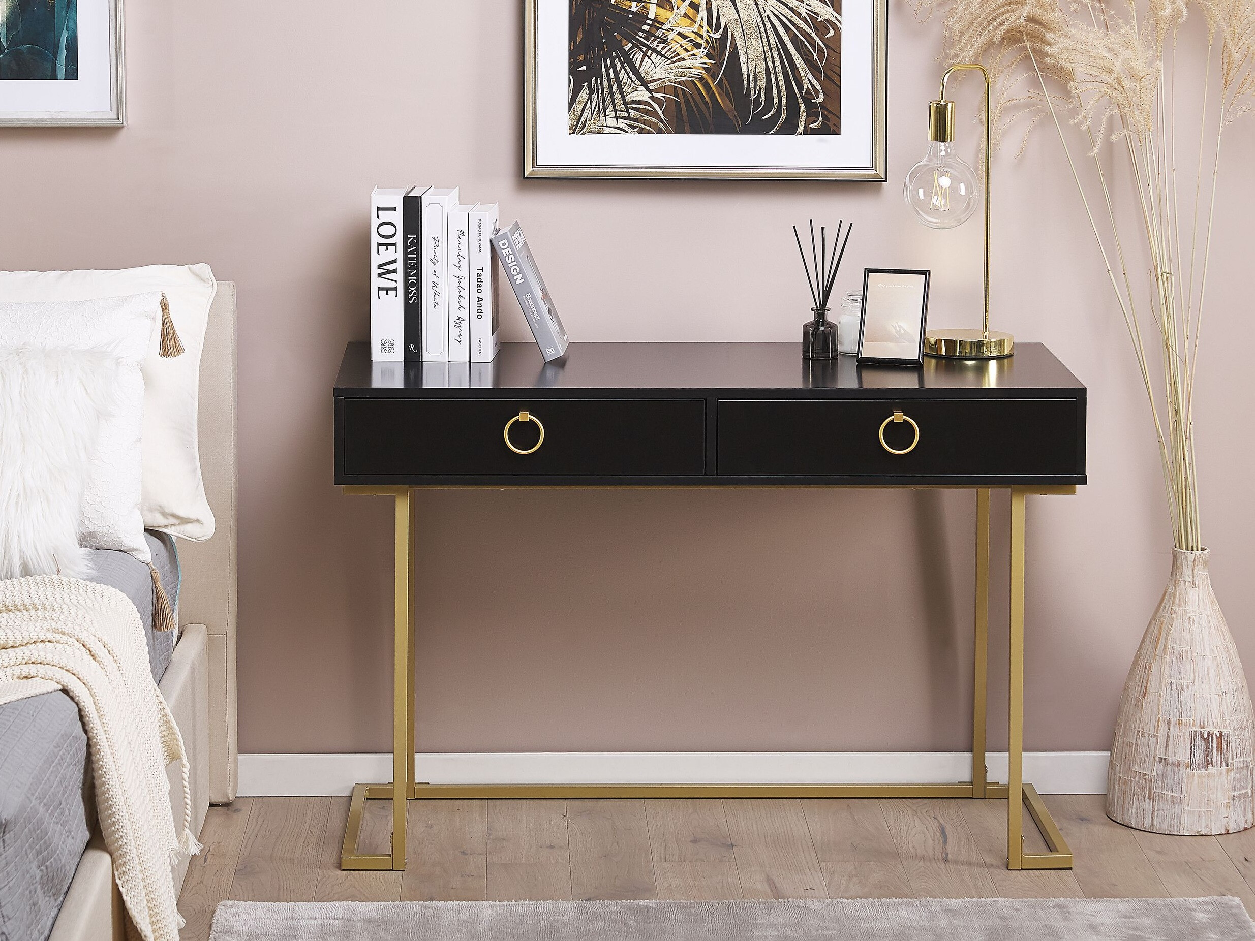 Κονσόλα Berwyn 3020 (Μαύρο + Χρυσό)