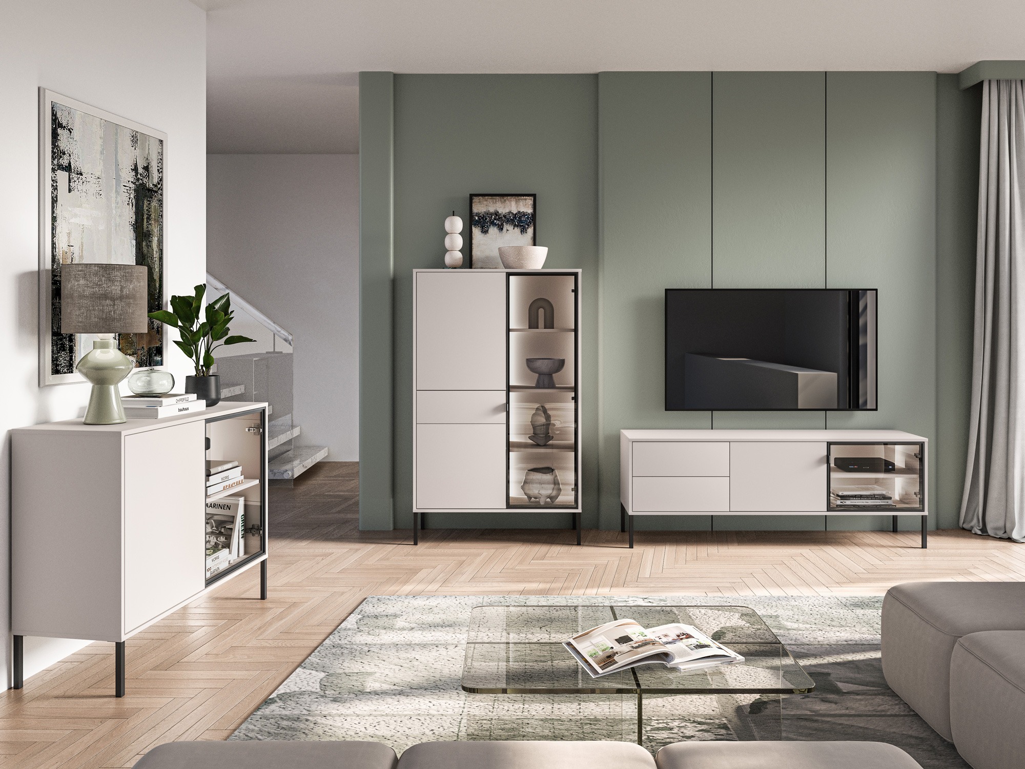 Chest of drawers Virsalo 101 (Cashmere)