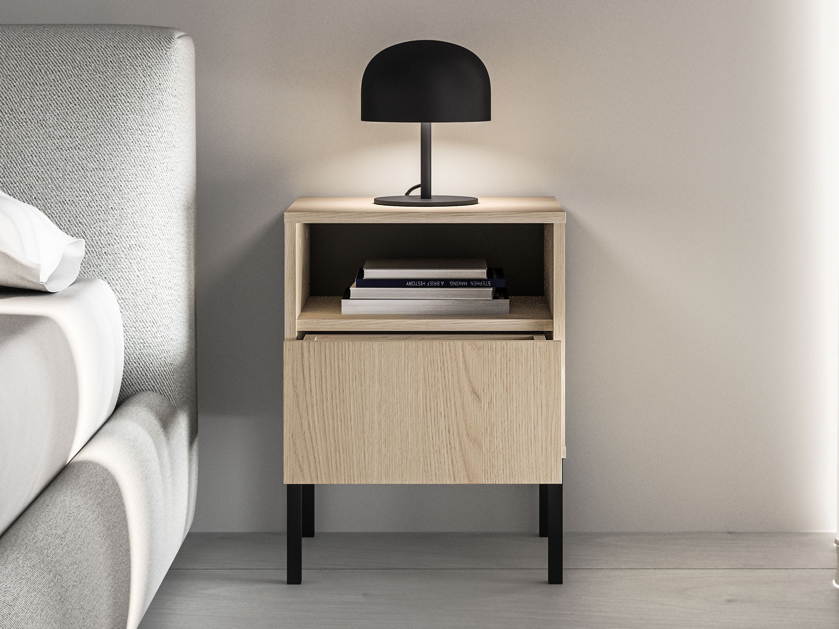 Κομοδίνο Virsalo 104 (Δρυς)