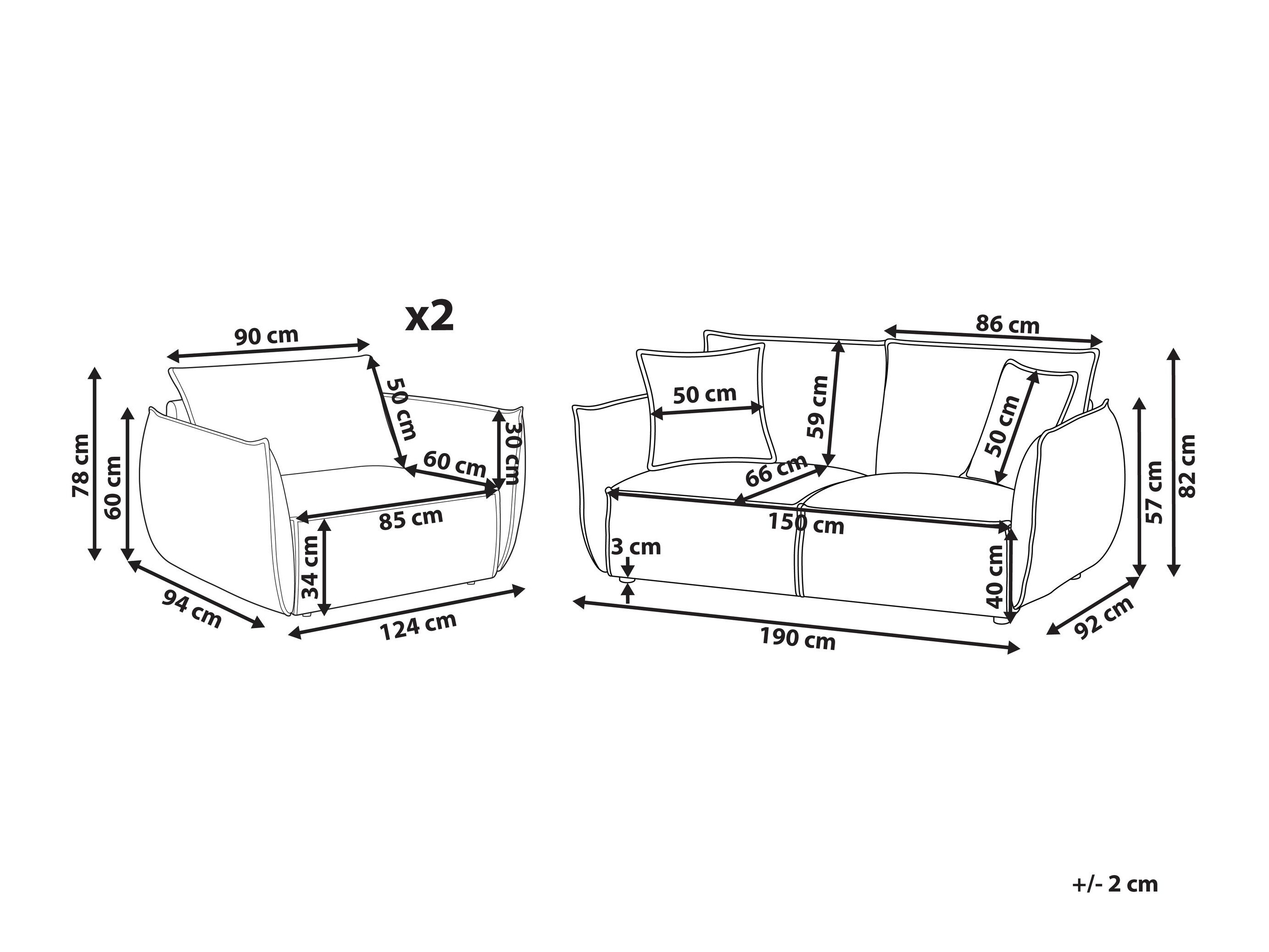 Upholstered furniture set Berwyn 3024 (Green)