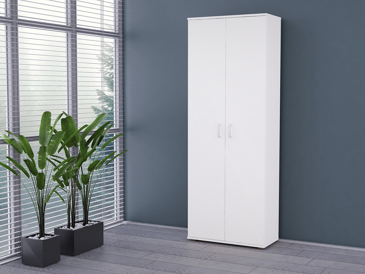 Βιβλιοθήκη Bristol 135 (Άσπρο)