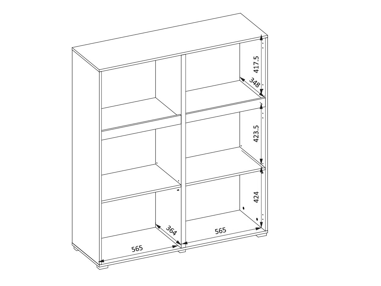 Sideboard Alfere 105 (White)