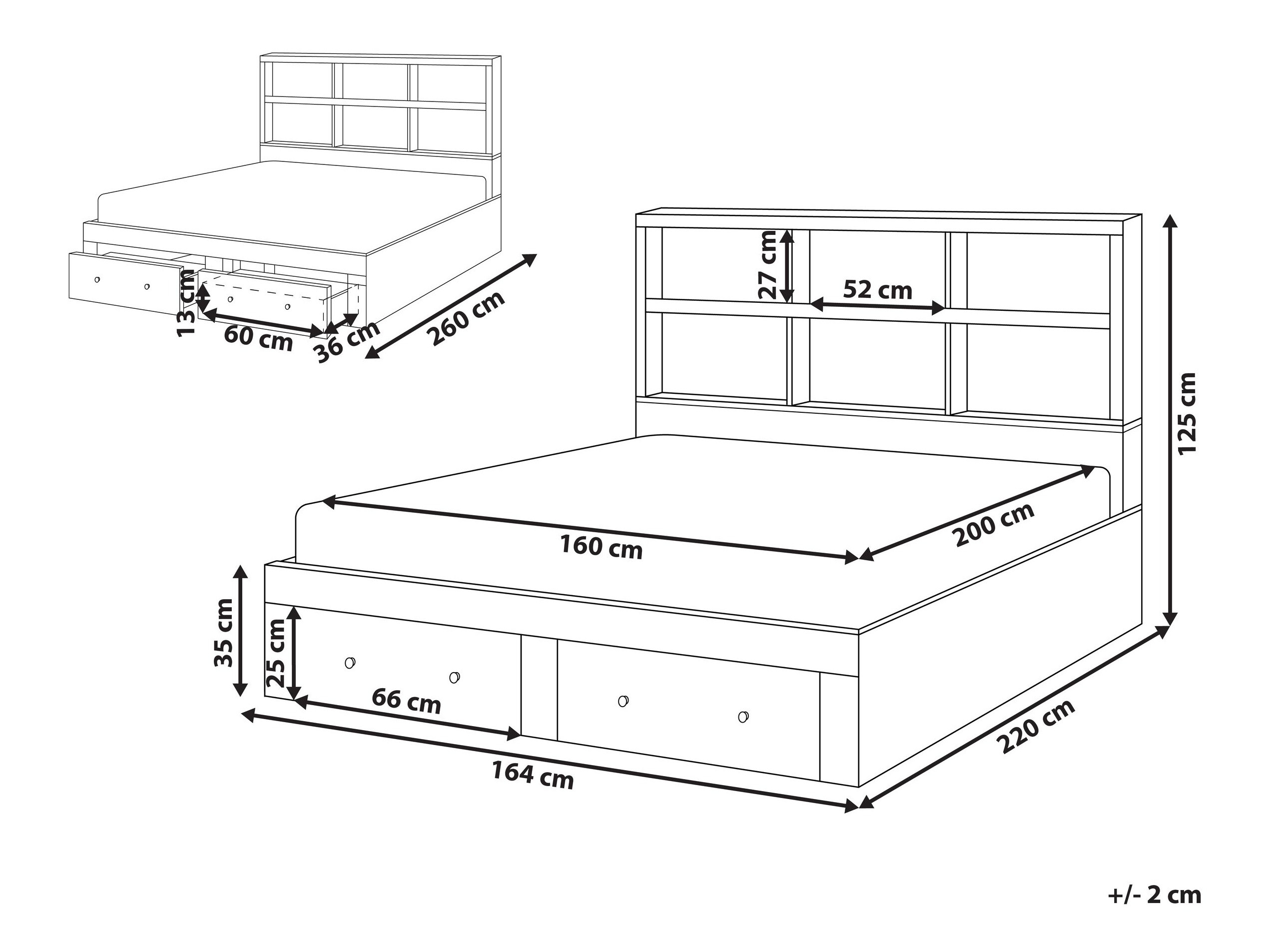 Bed Berwyn 3048