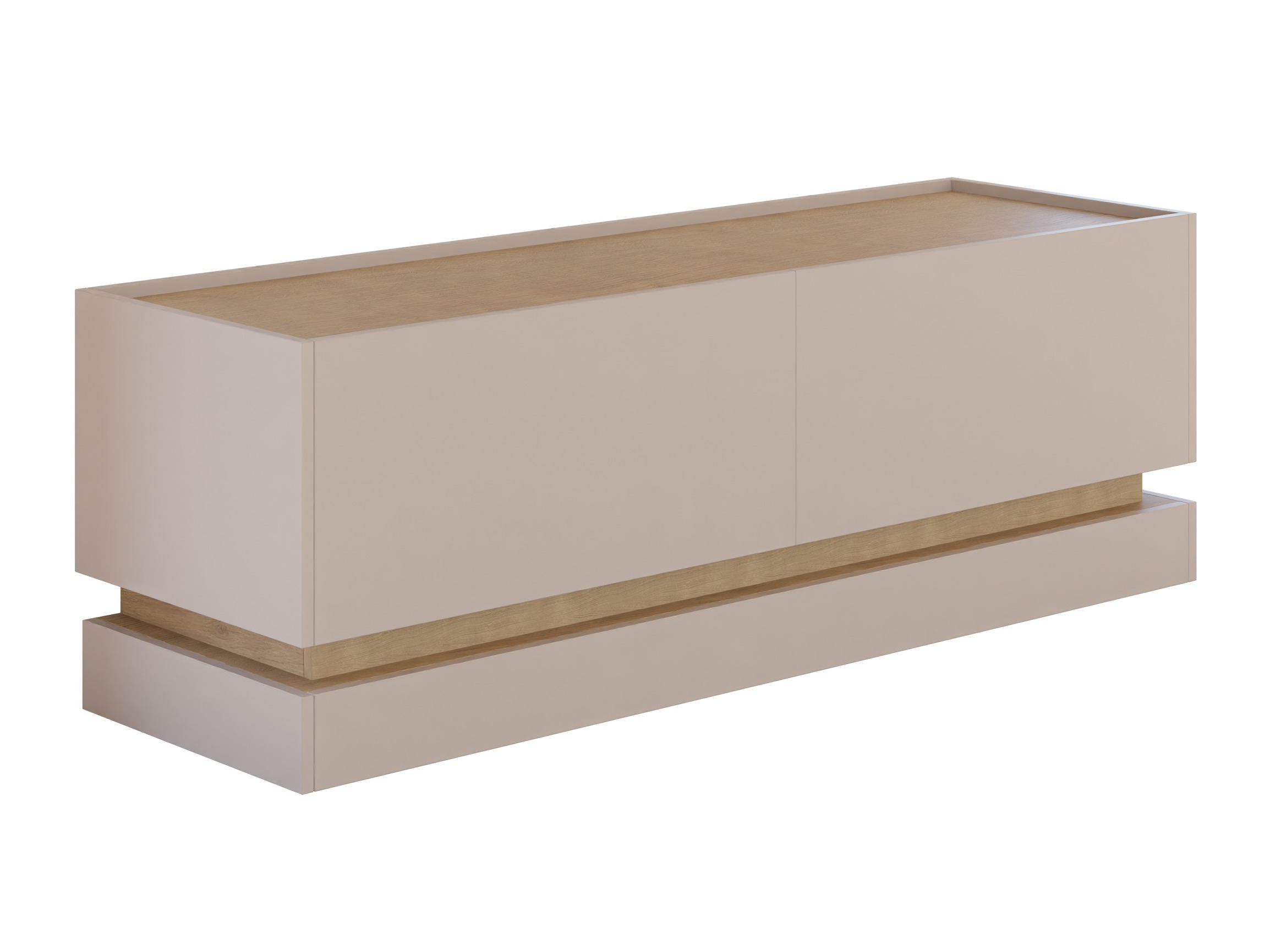 Έπιπλο τηλεόρασης Comfivo Tilia I (Ανοιχτό καφέ + Δρυς)