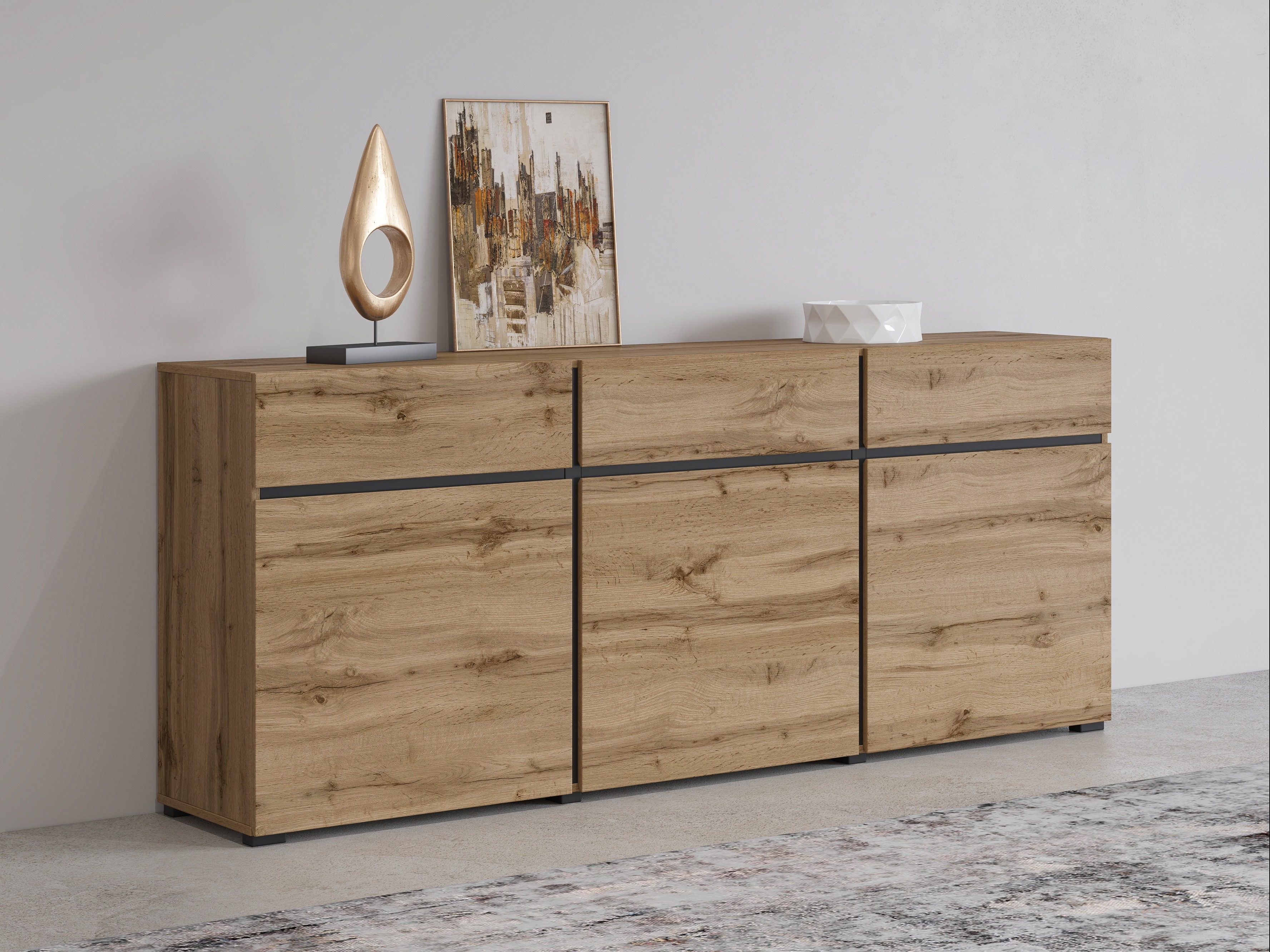 Συρταριέρα Alfere 103 (Δρυς wotan)