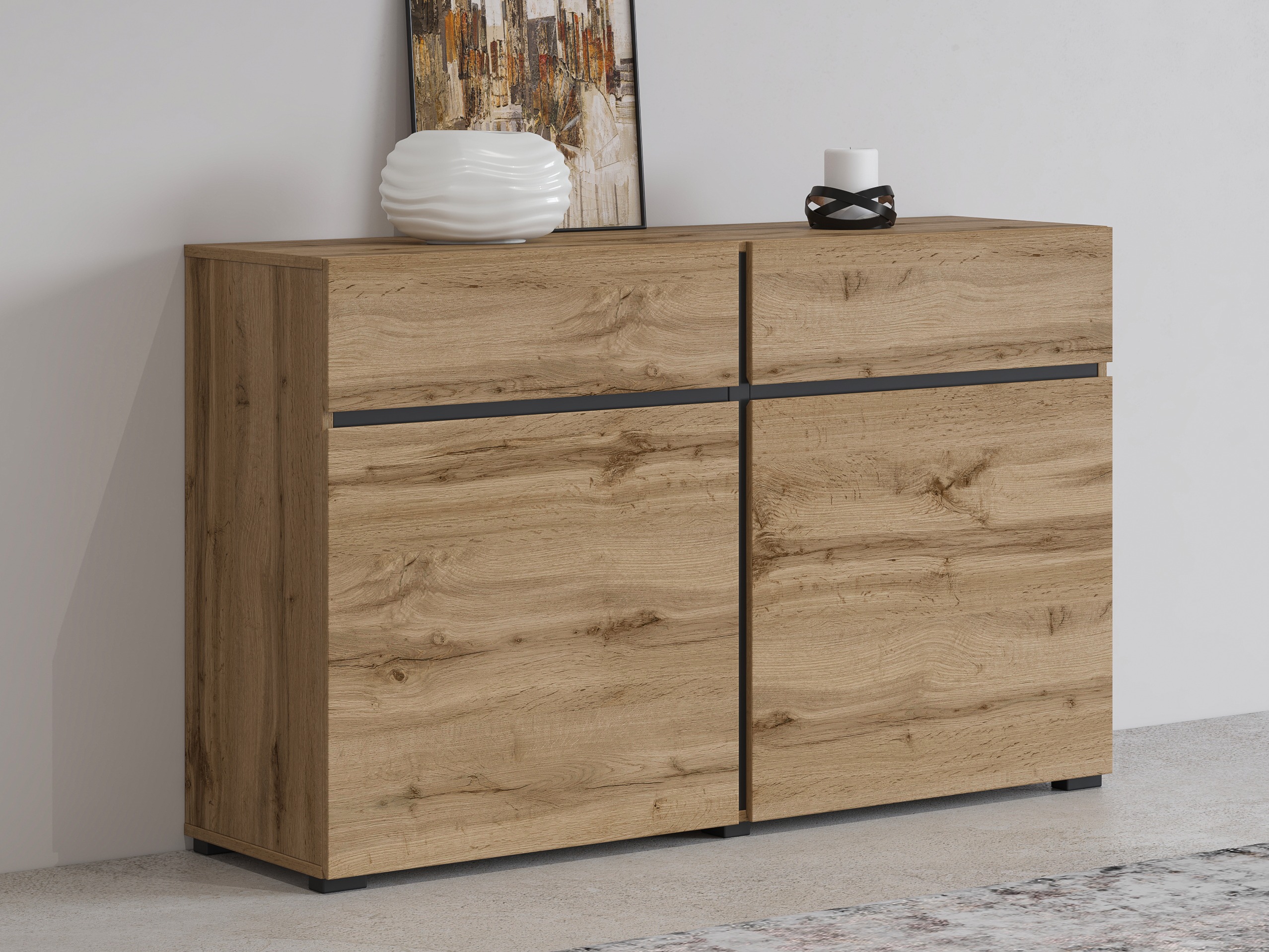 Συρταριέρα Alfere 104 (Δρυς wotan)