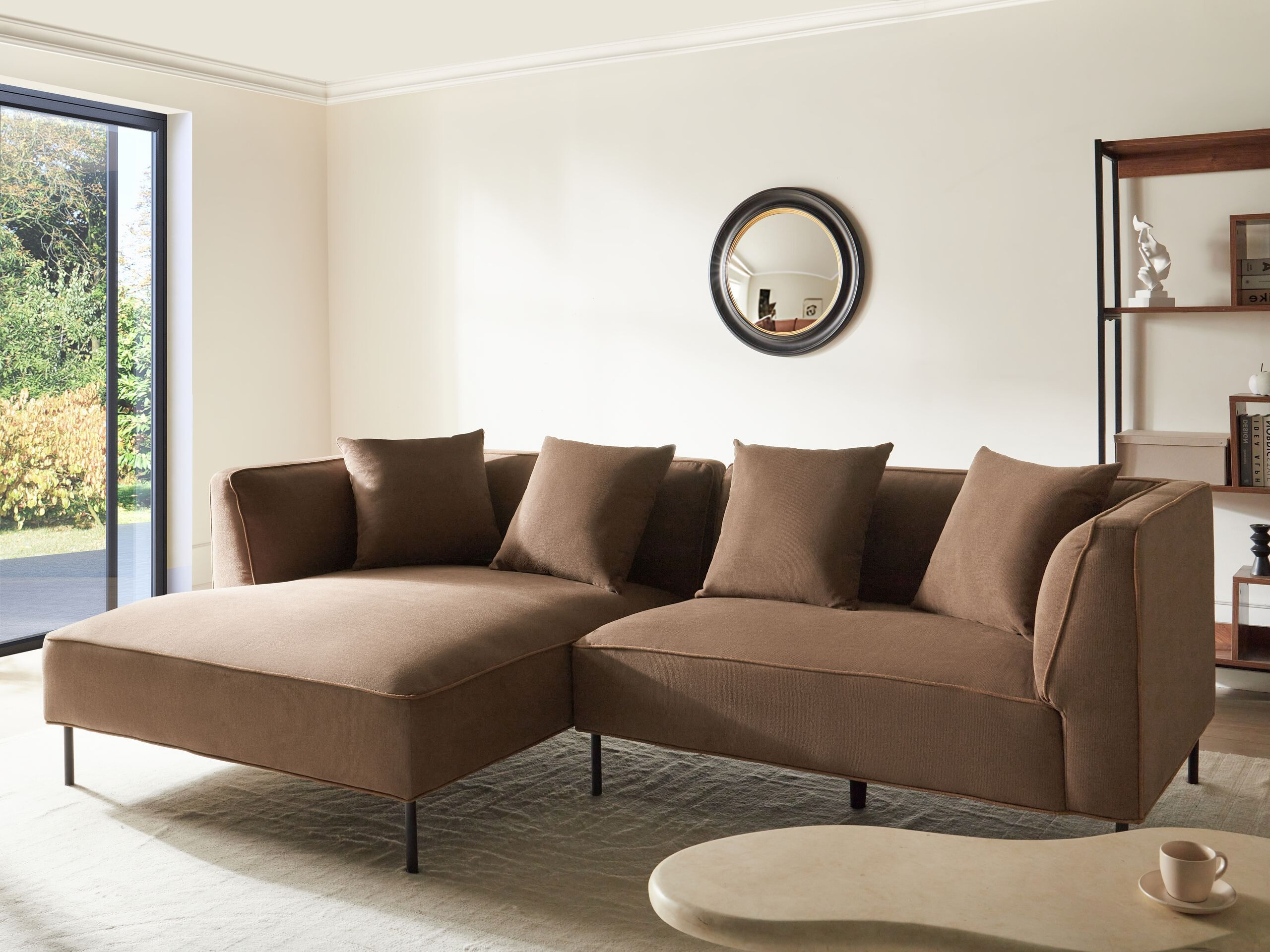 Modular corner sofa Berwyn 3083 (Brown)