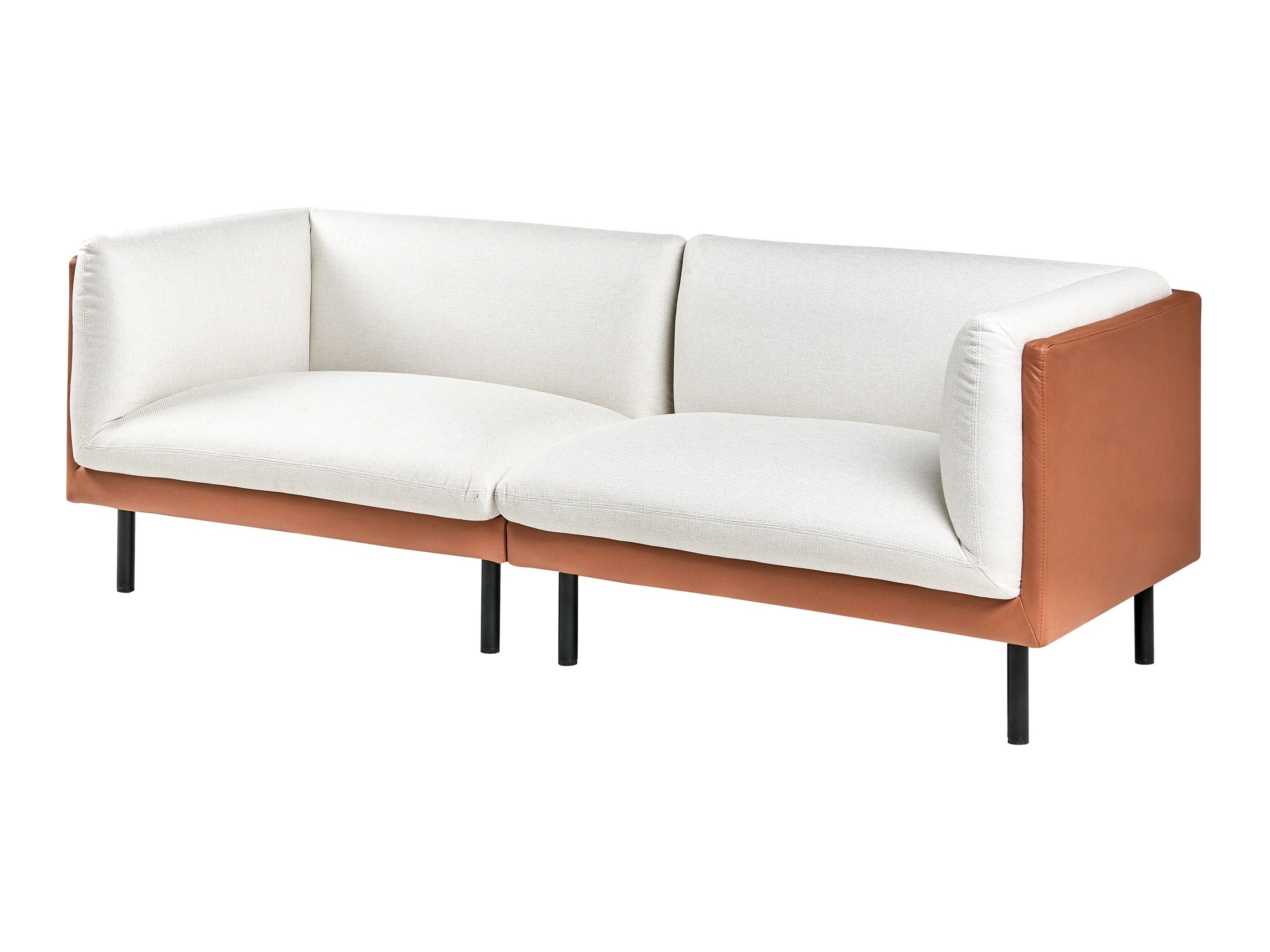 Upholstered furniture set Berwyn 3085 (White + Brown)