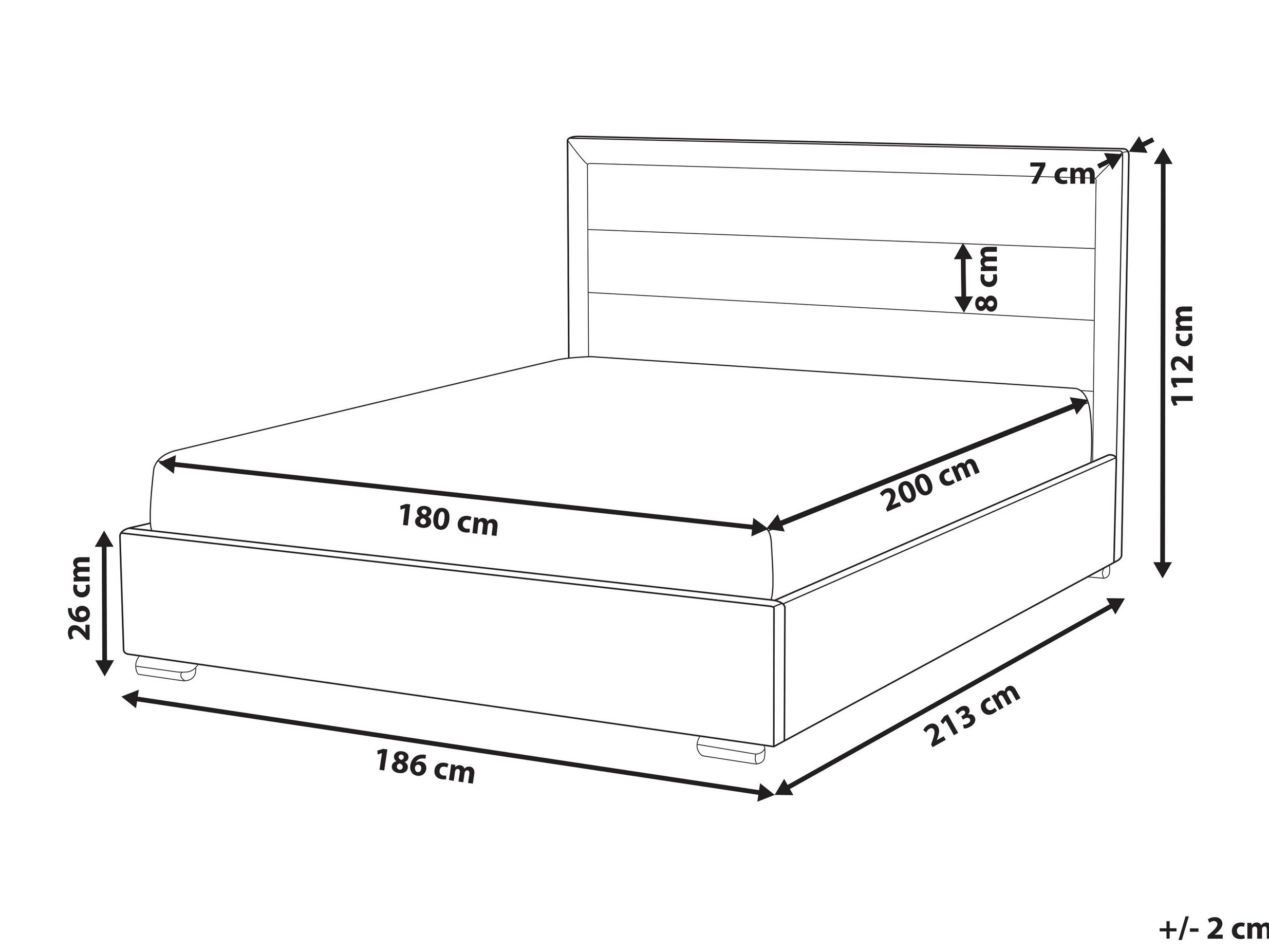 Bed Berwyn 3114 (Taupe)