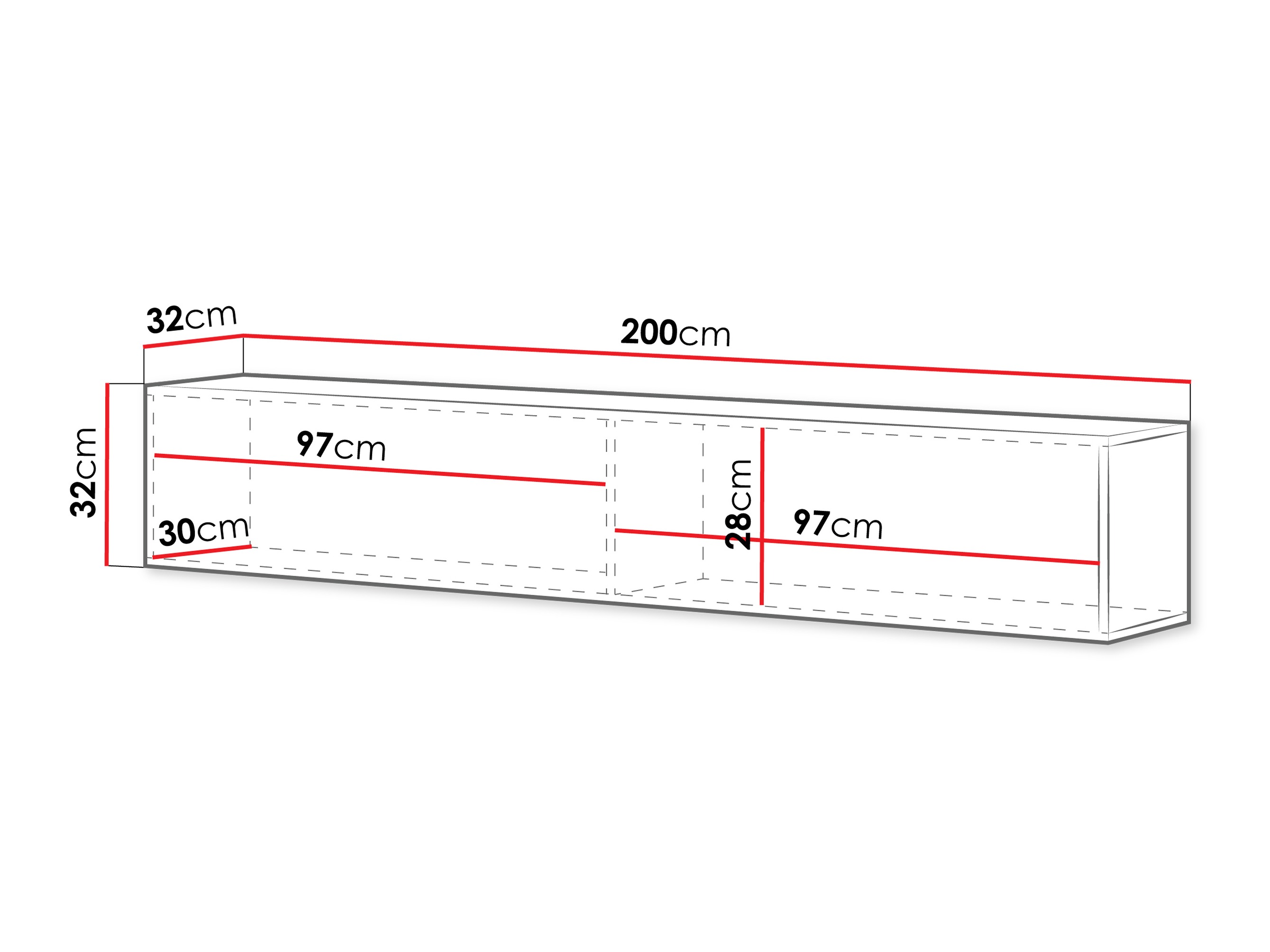 Έπιπλο τηλεόρασης Donos II