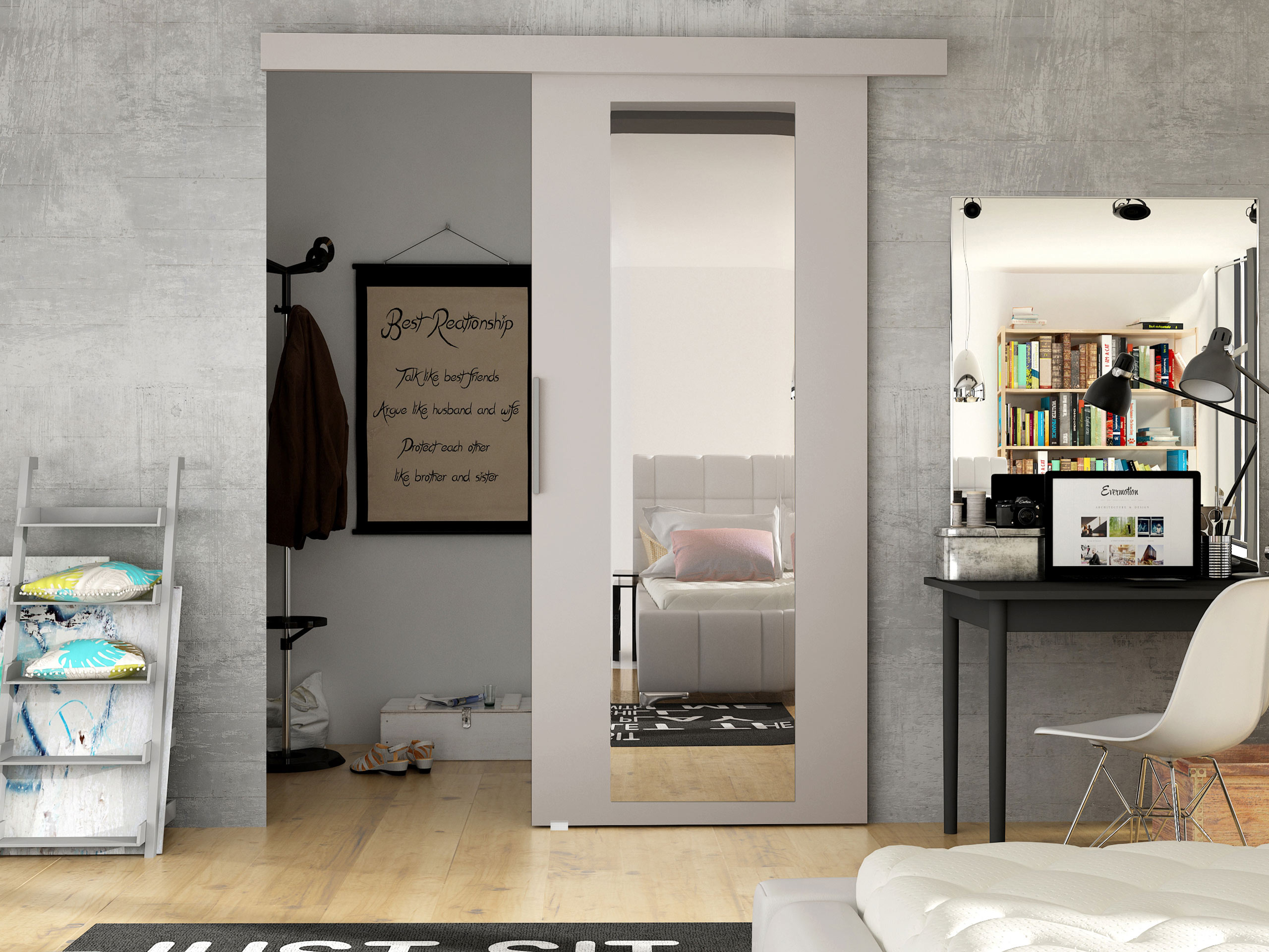 Sliding door Closico Fundus IV (Cashmere)