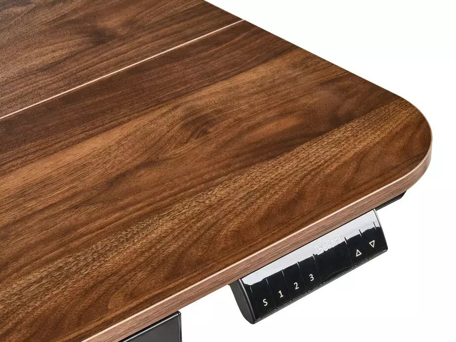 Height-adjustable desk Berwyn 3128 (Black + Brown)