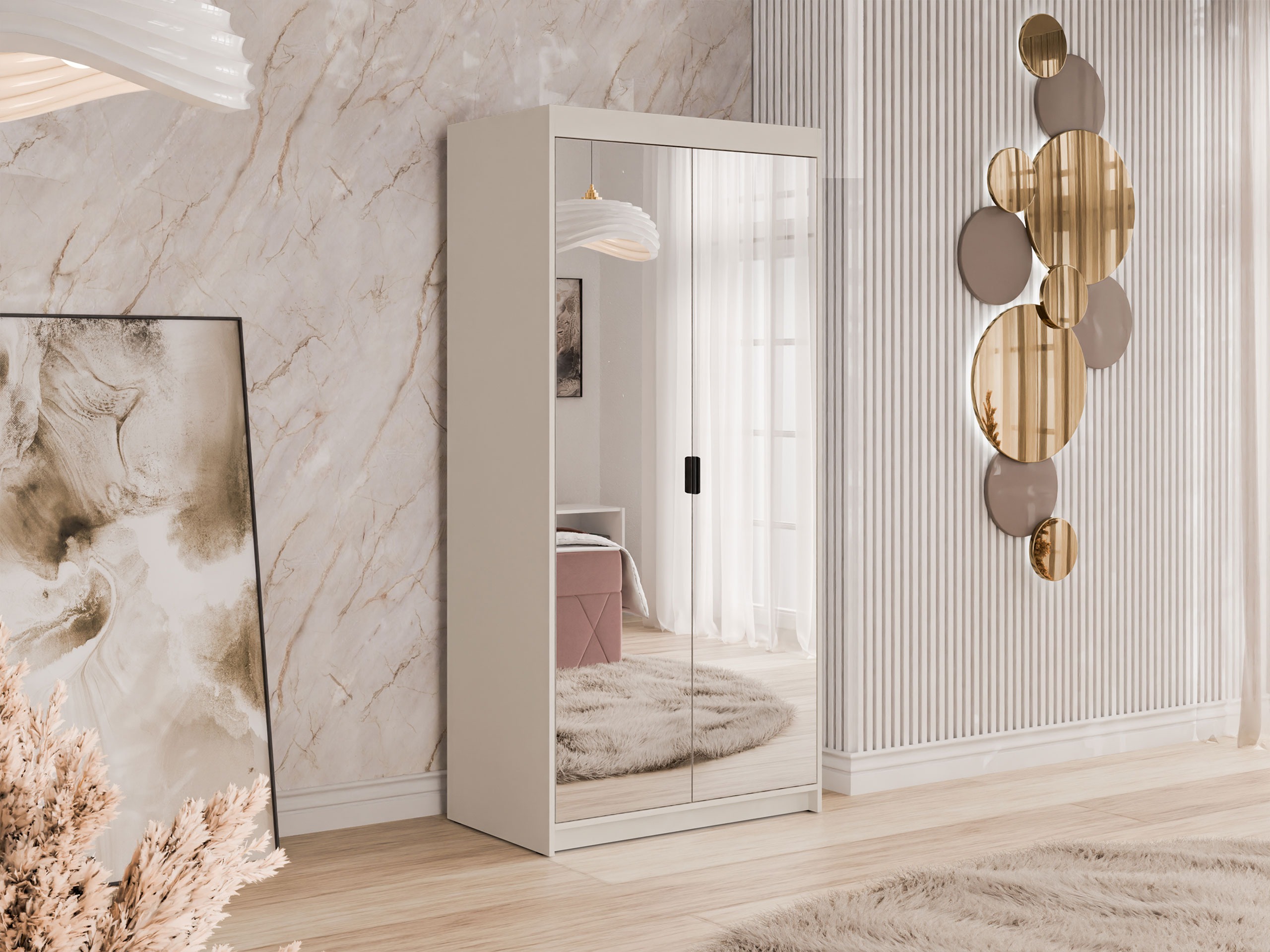 Ντουλάπα Novduni 114 (Μπεζ)