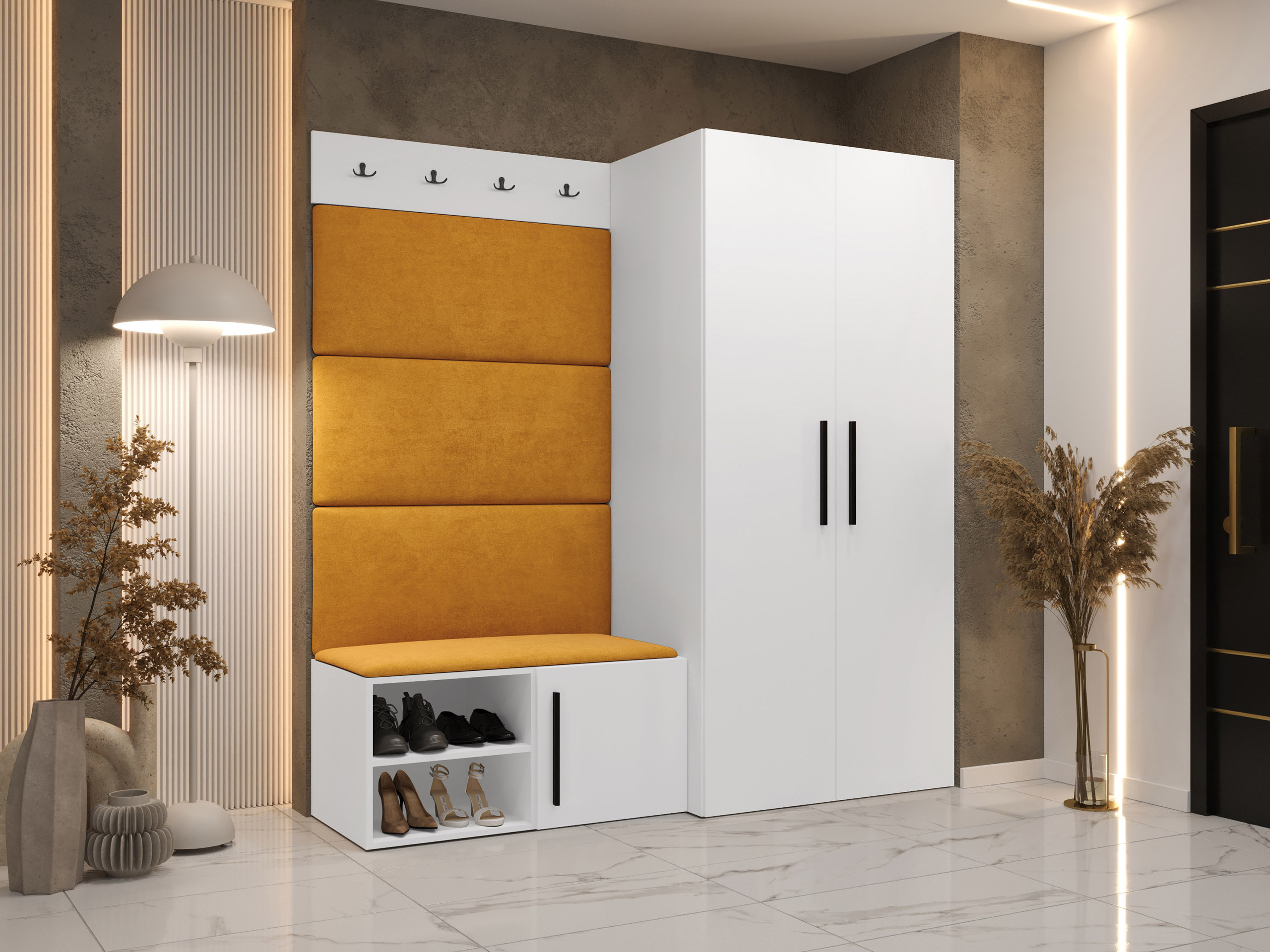 Σετ διαδρόμου Nitos I (Άσπρο)