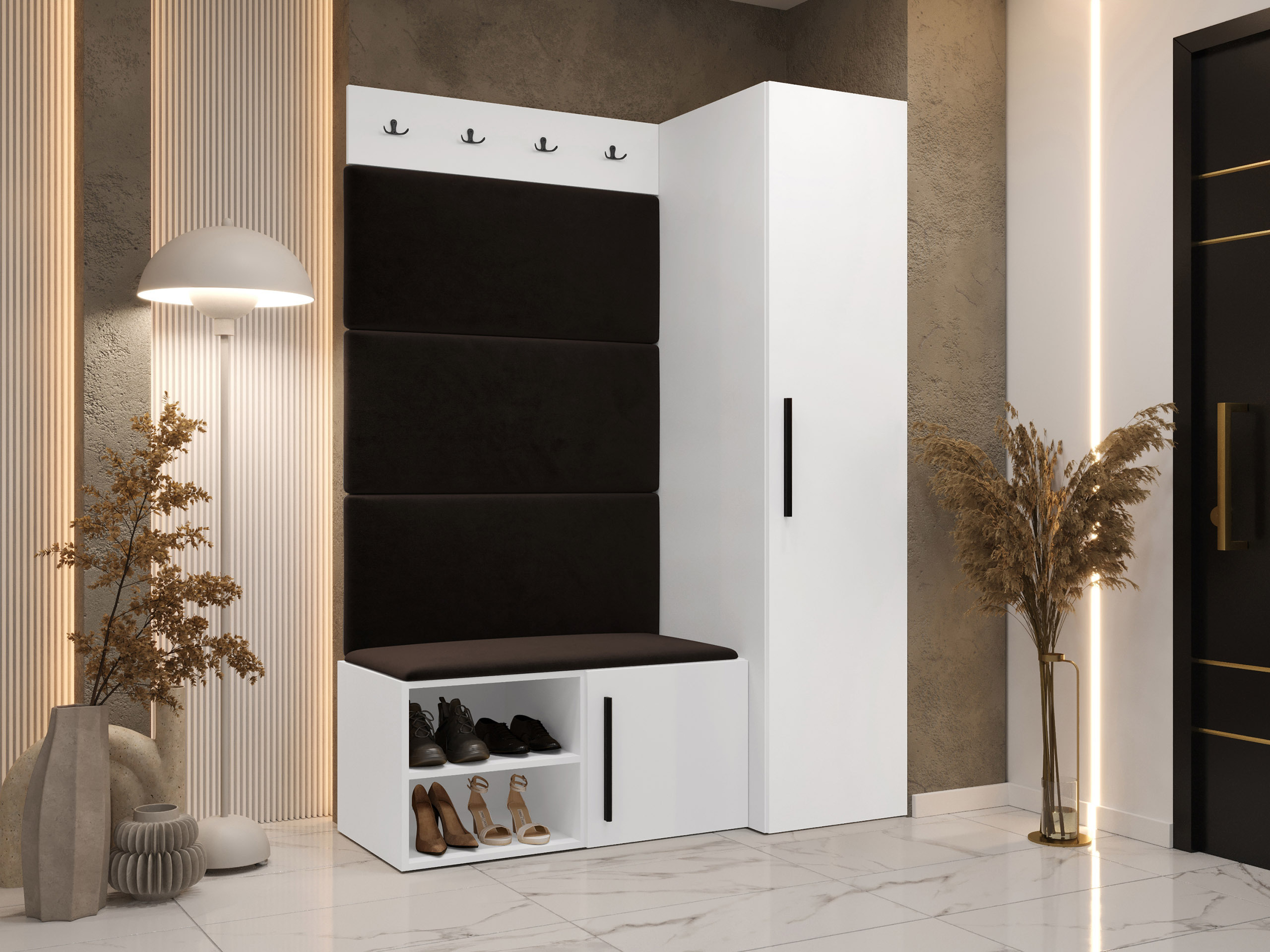 Σετ διαδρόμου Nitos II (Άσπρο)