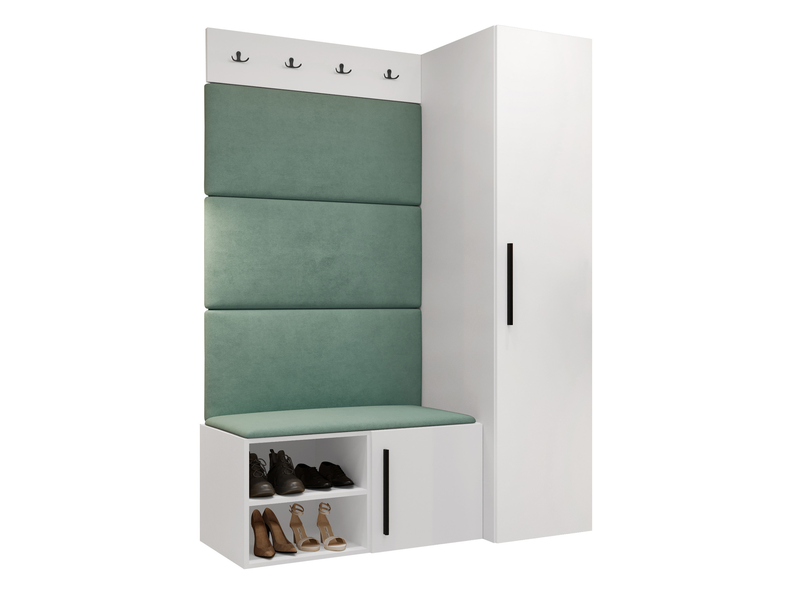 Σετ διαδρόμου Nitos II (Άσπρο)