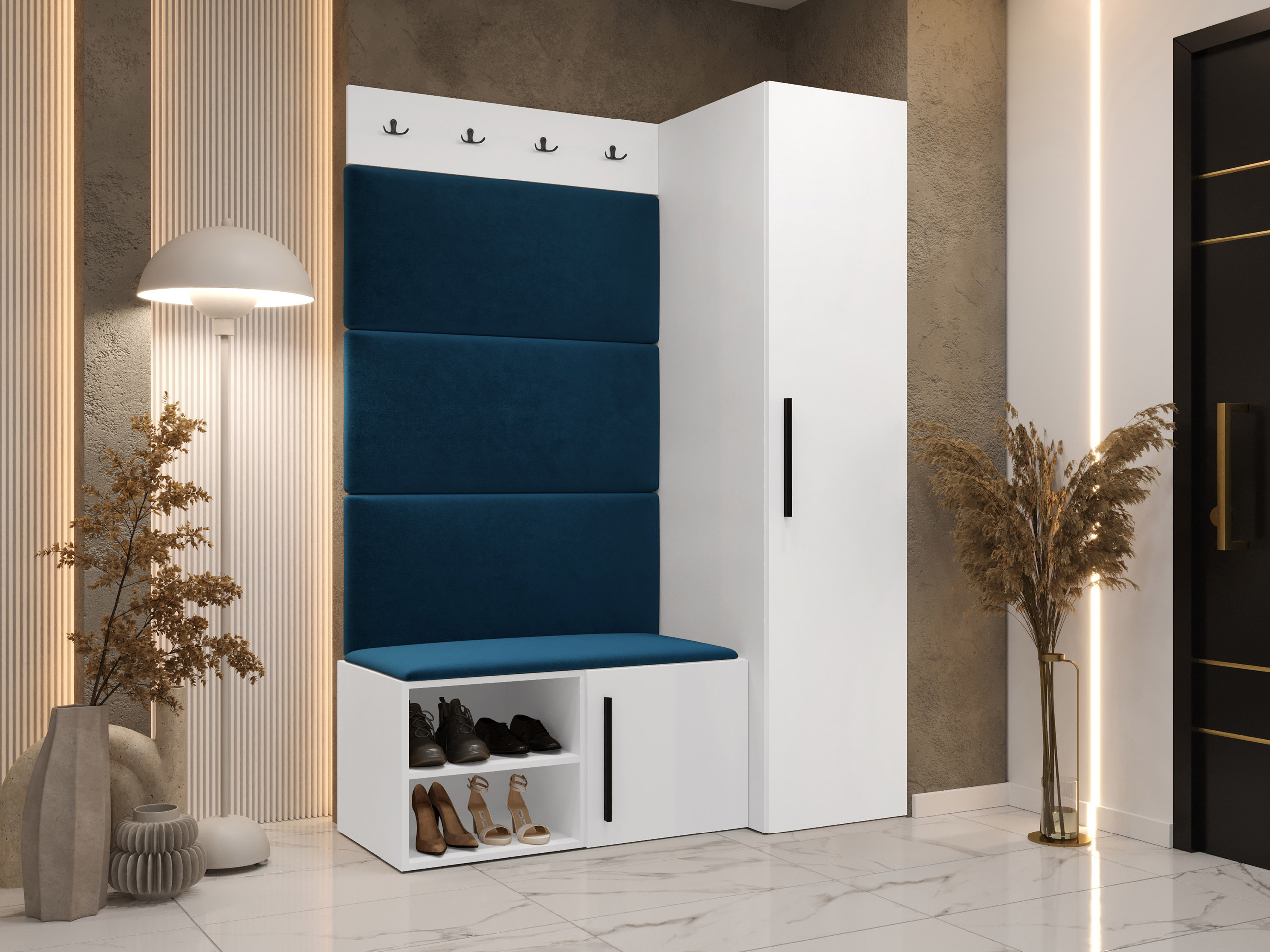 Σετ διαδρόμου Nitos II (Άσπρο)