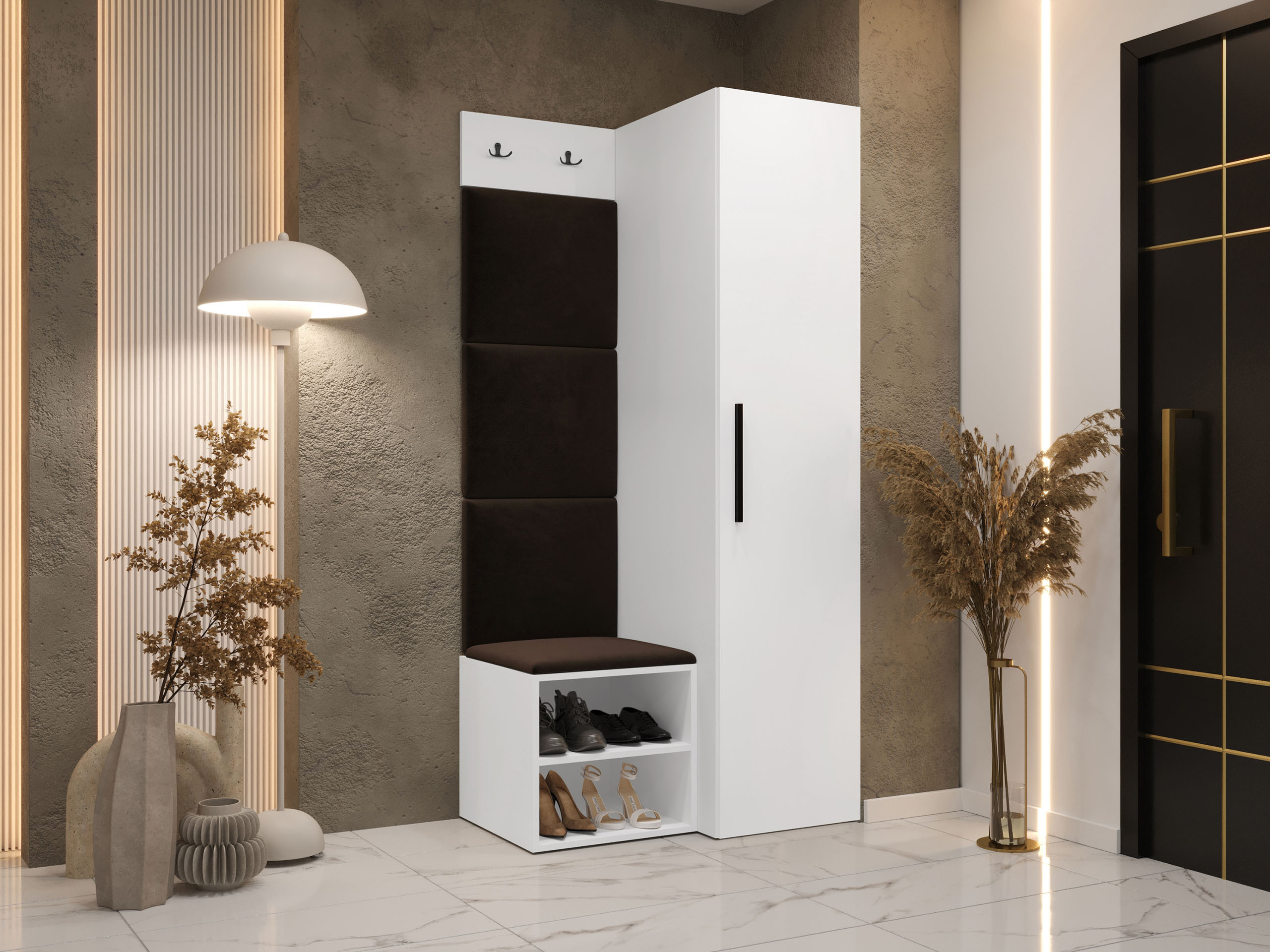 Σετ διαδρόμου Nitos III (Άσπρο)