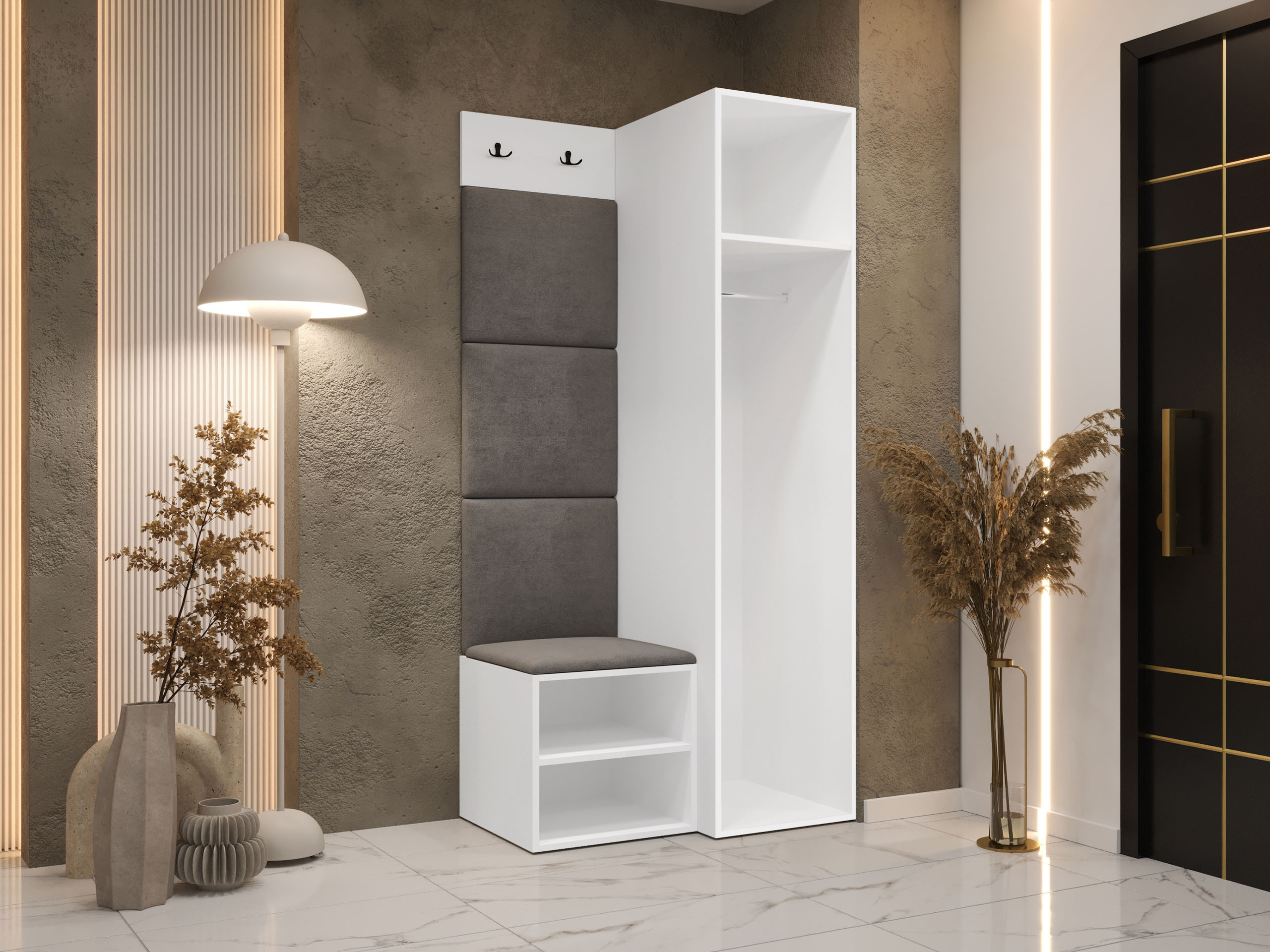 Σετ διαδρόμου Nitos III (Άσπρο)