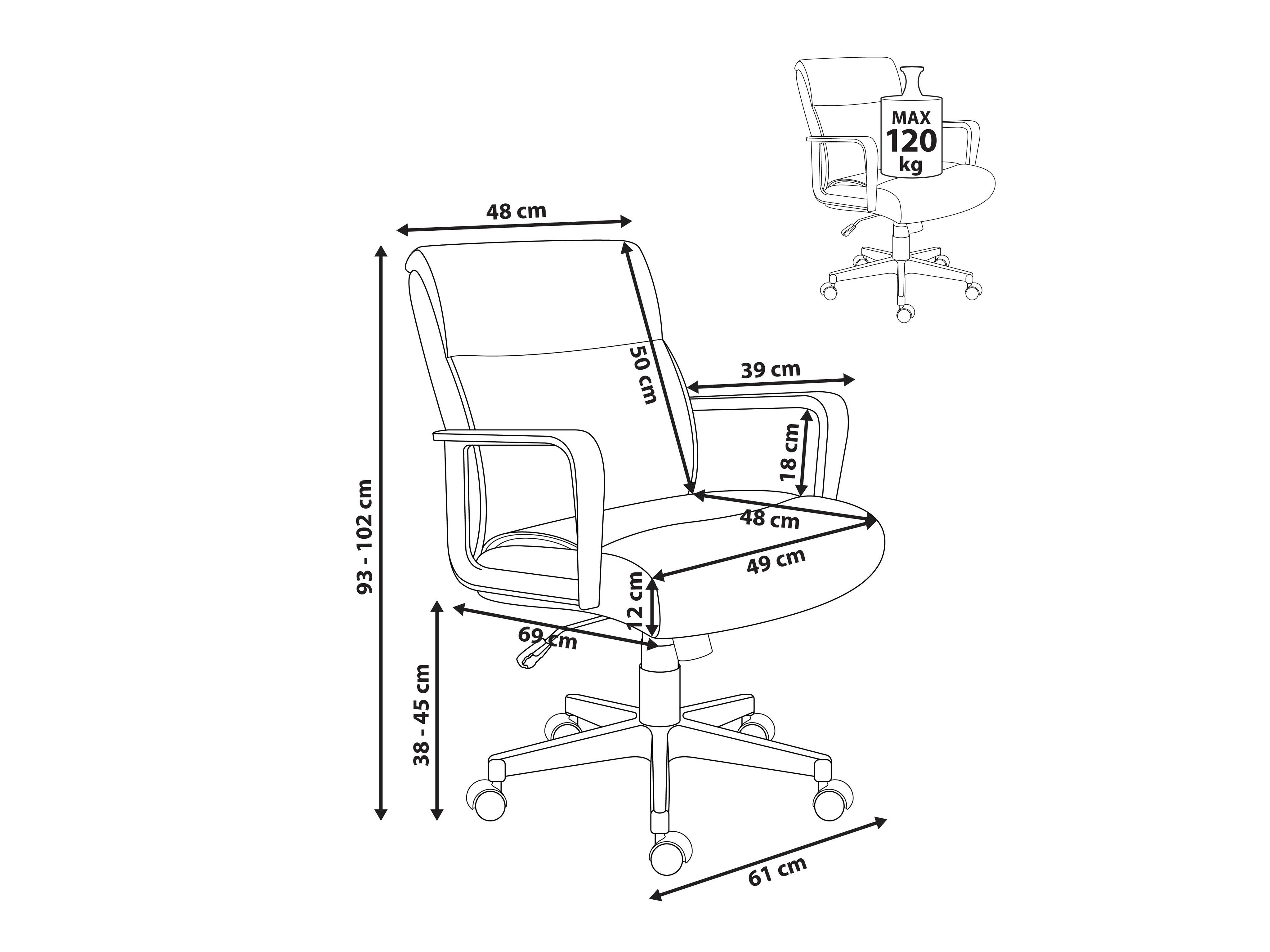 Office chair Berwyn 3142 (Beige)