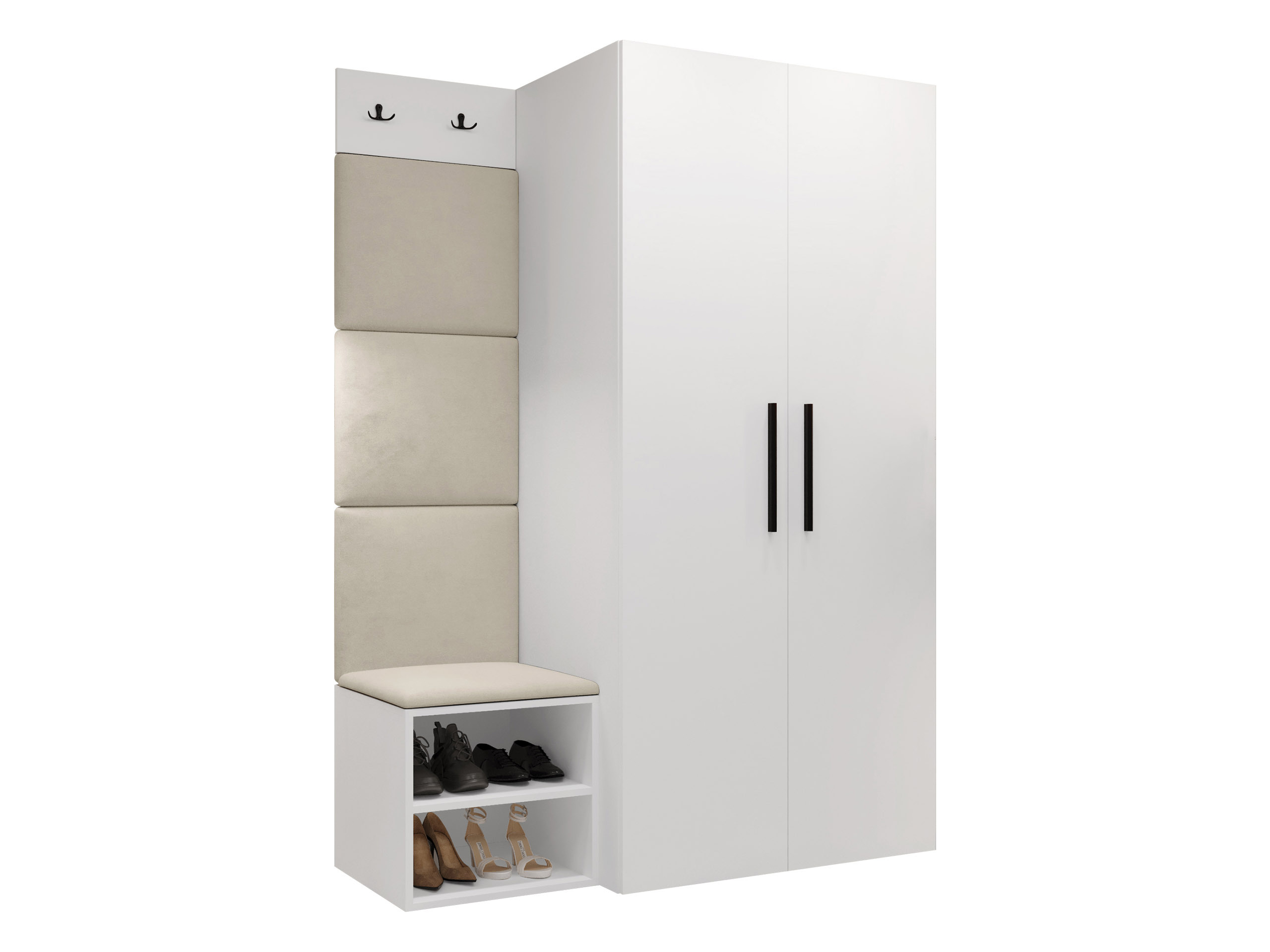 Σετ διαδρόμου Nitos IV (Άσπρο)