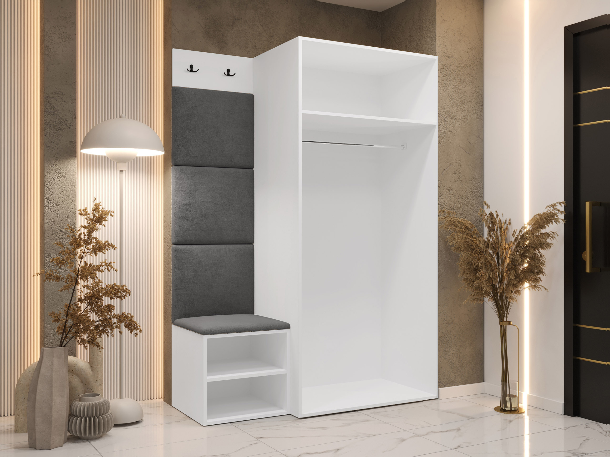 Σετ διαδρόμου Nitos IV (Άσπρο)